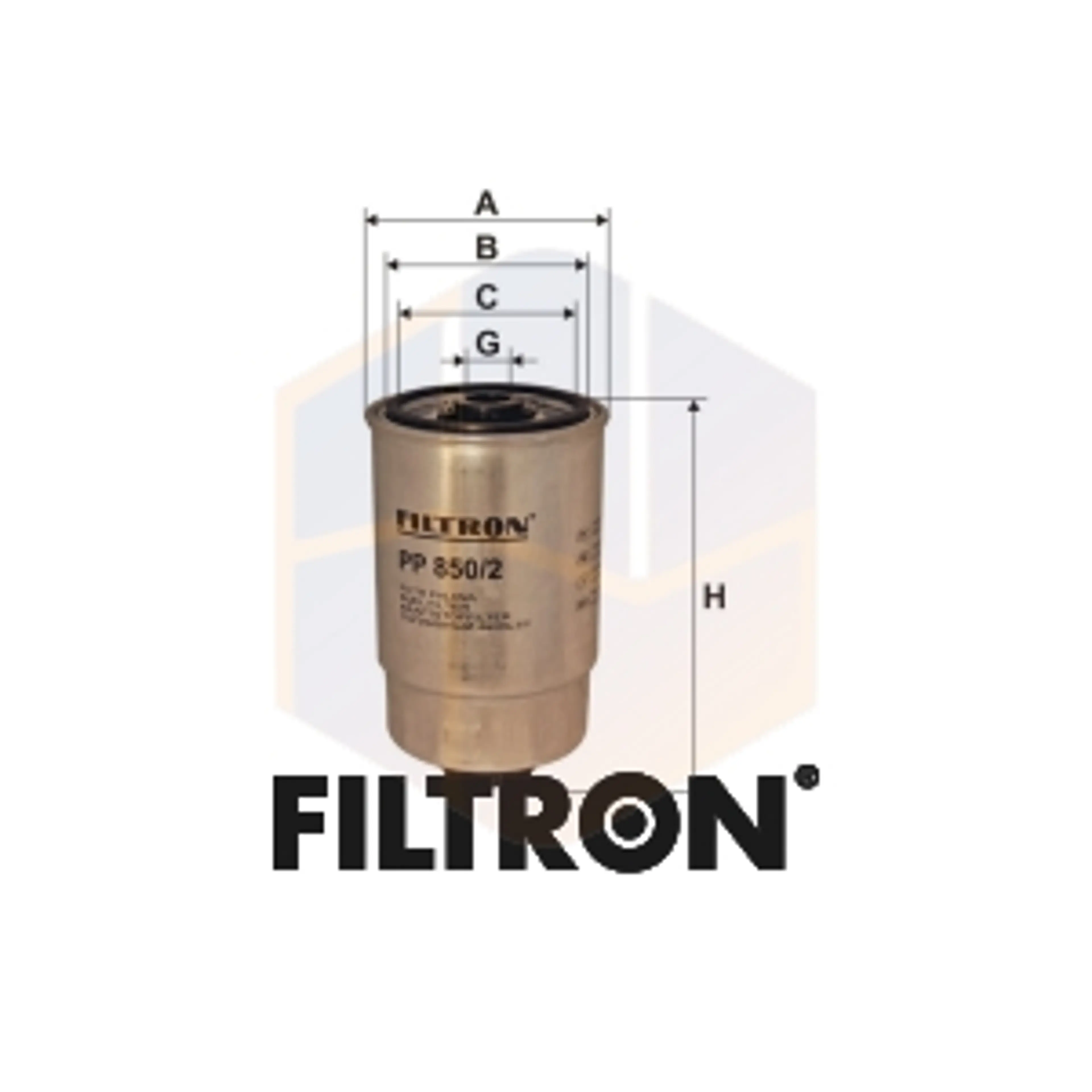 FILTRO COMBUSTIBLE PP 850/2