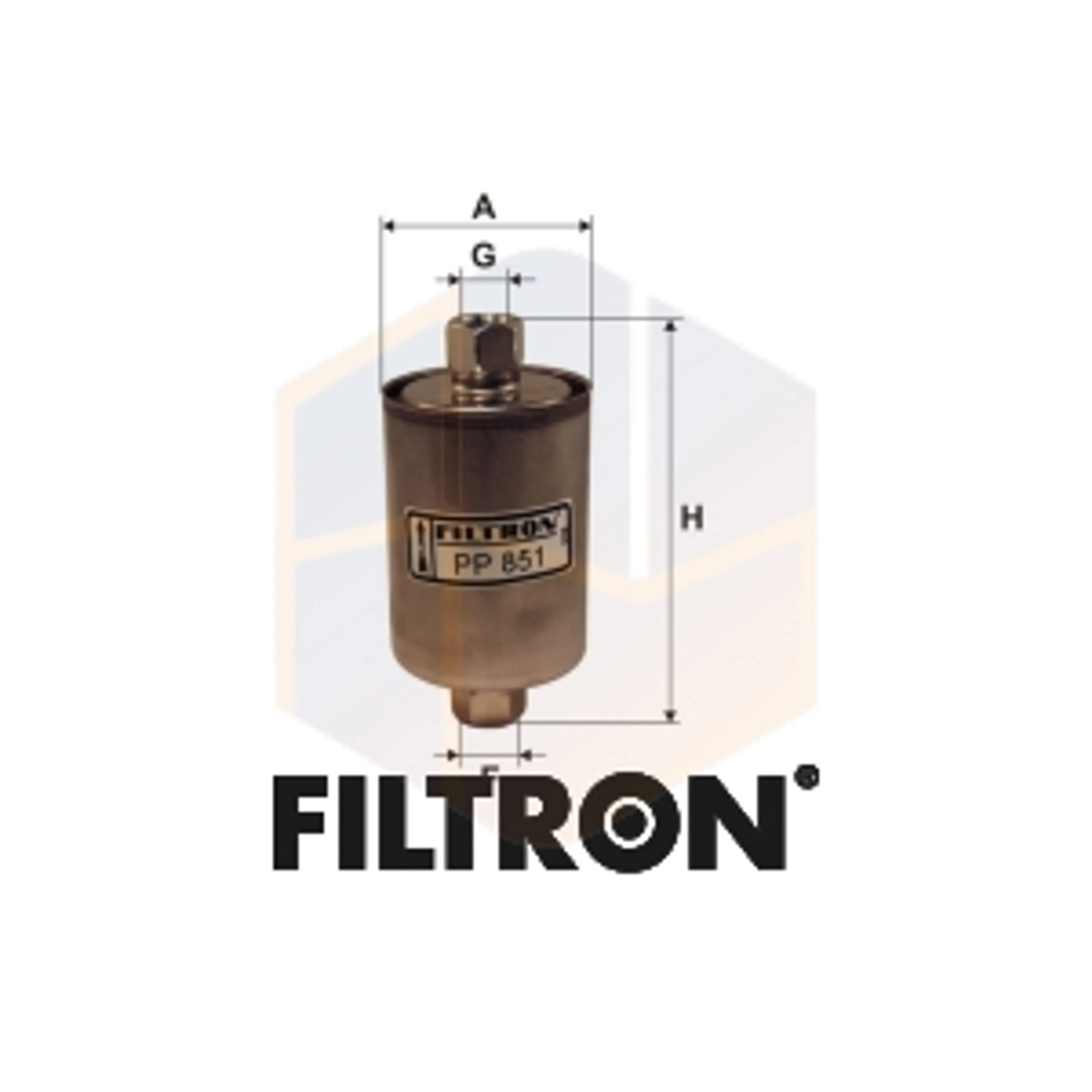 FILTRO COMBUSTIBLE PP 851