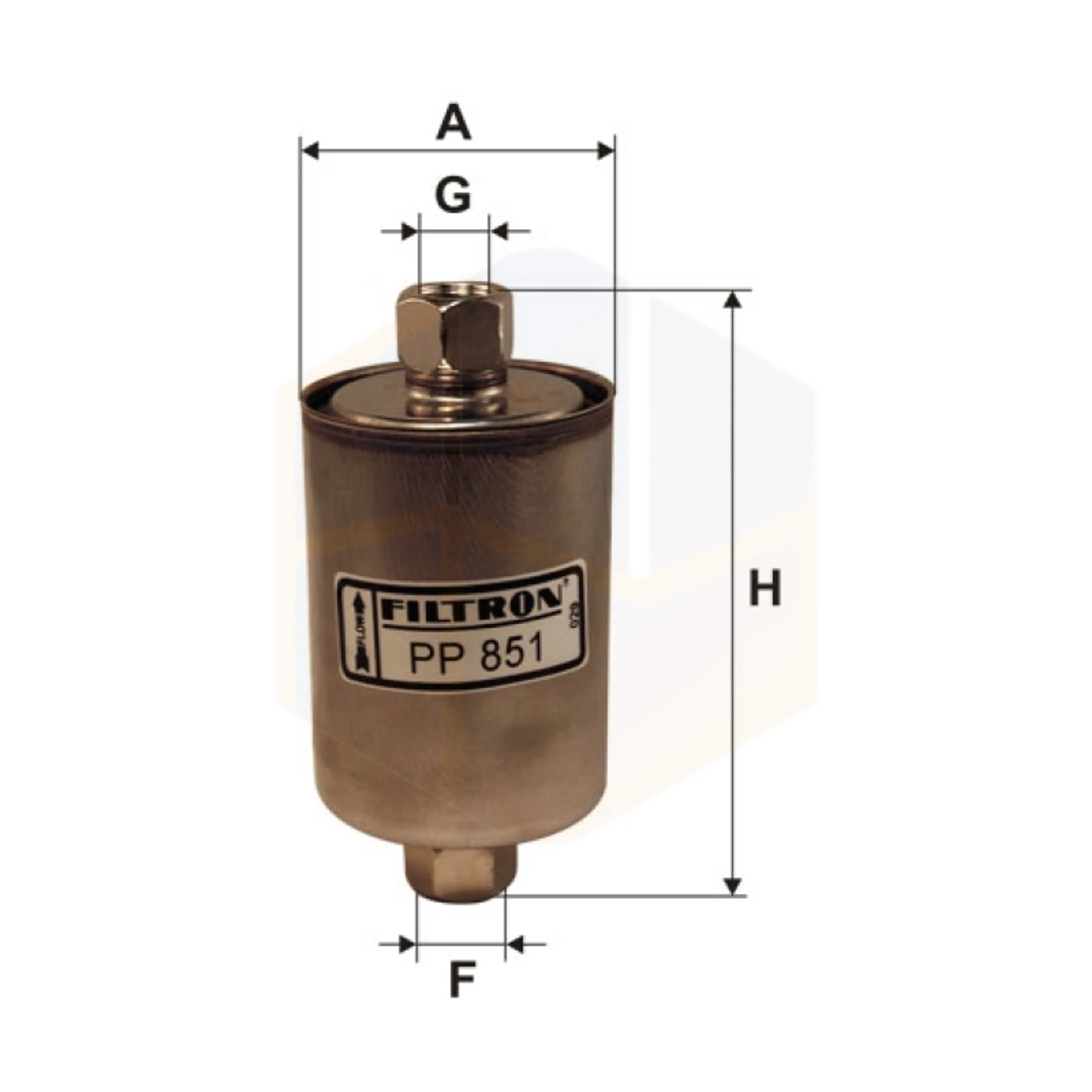 FILTRO COMBUSTIBLE PP 851