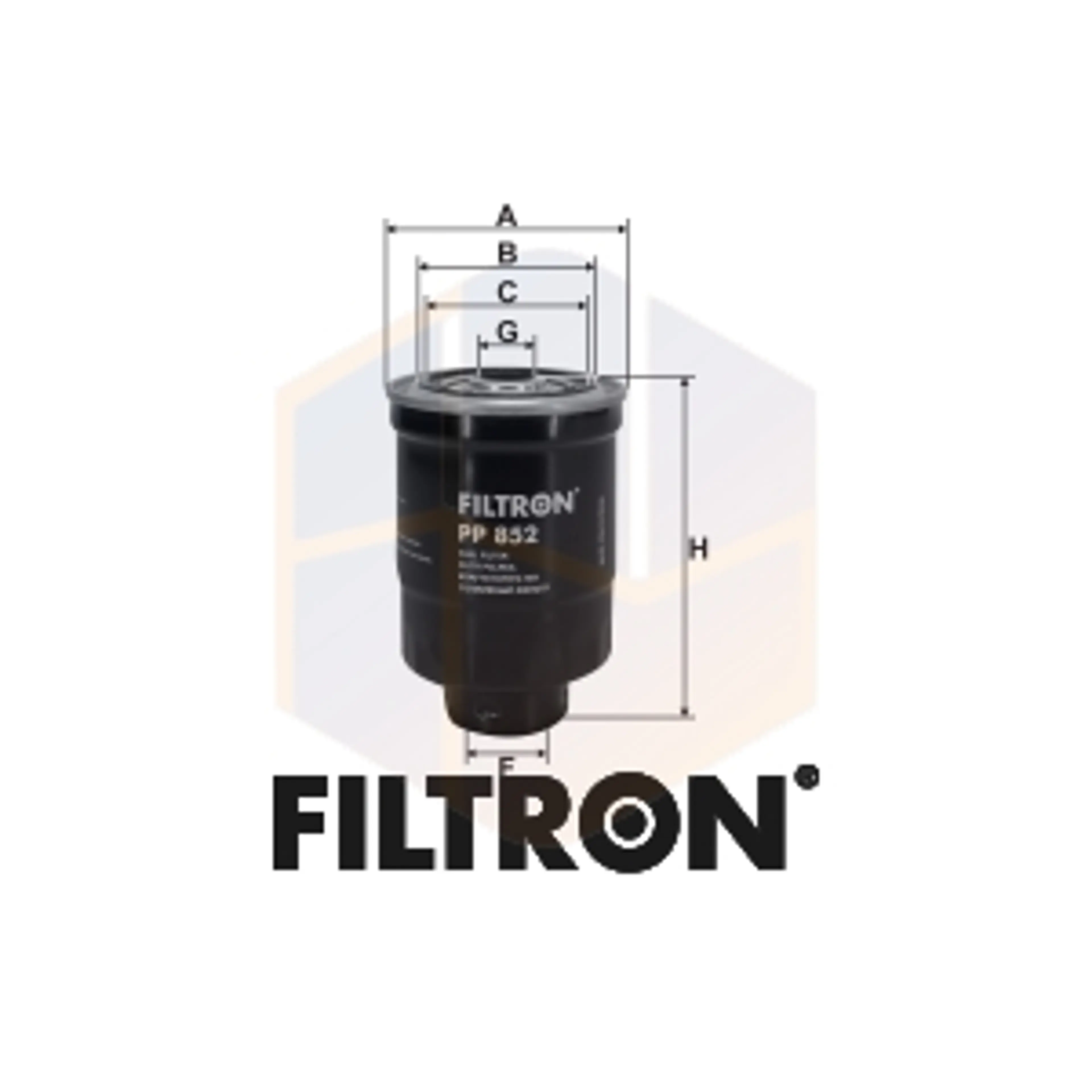 FILTRO COMBUSTIBLE PP 852