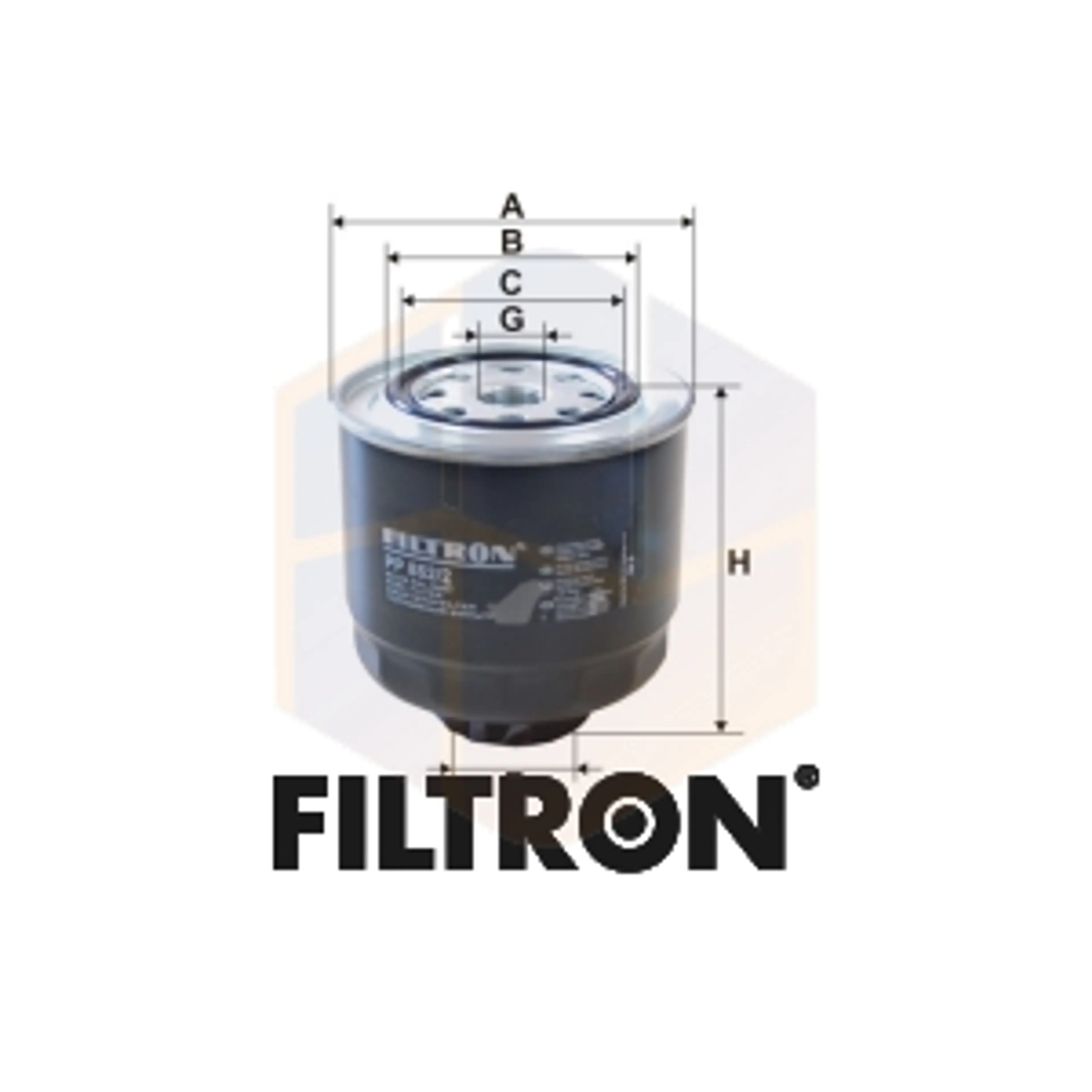 FILTRO COMBUSTIBLE PP 852/2