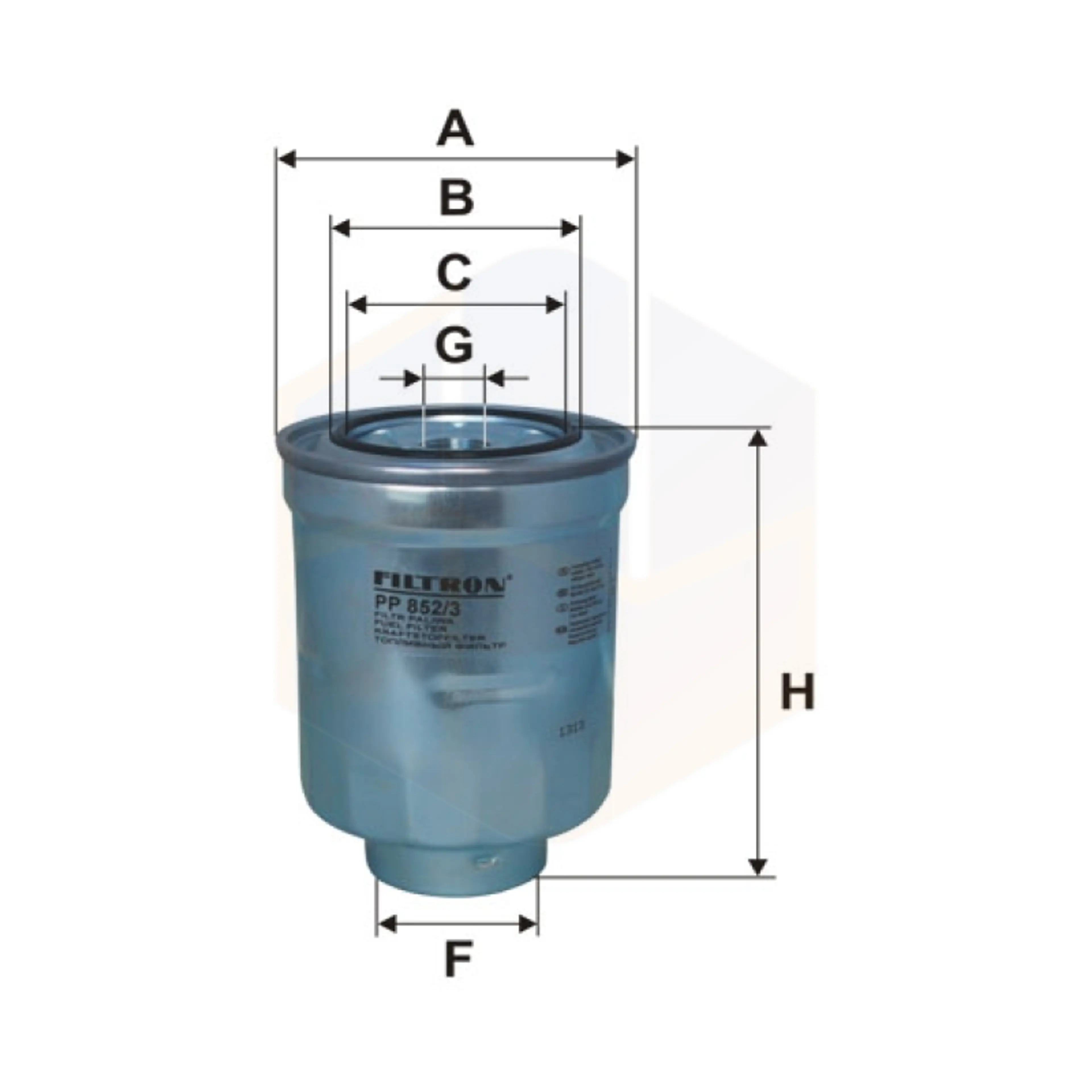 FILTRO COMBUSTIBLE PP 852/3