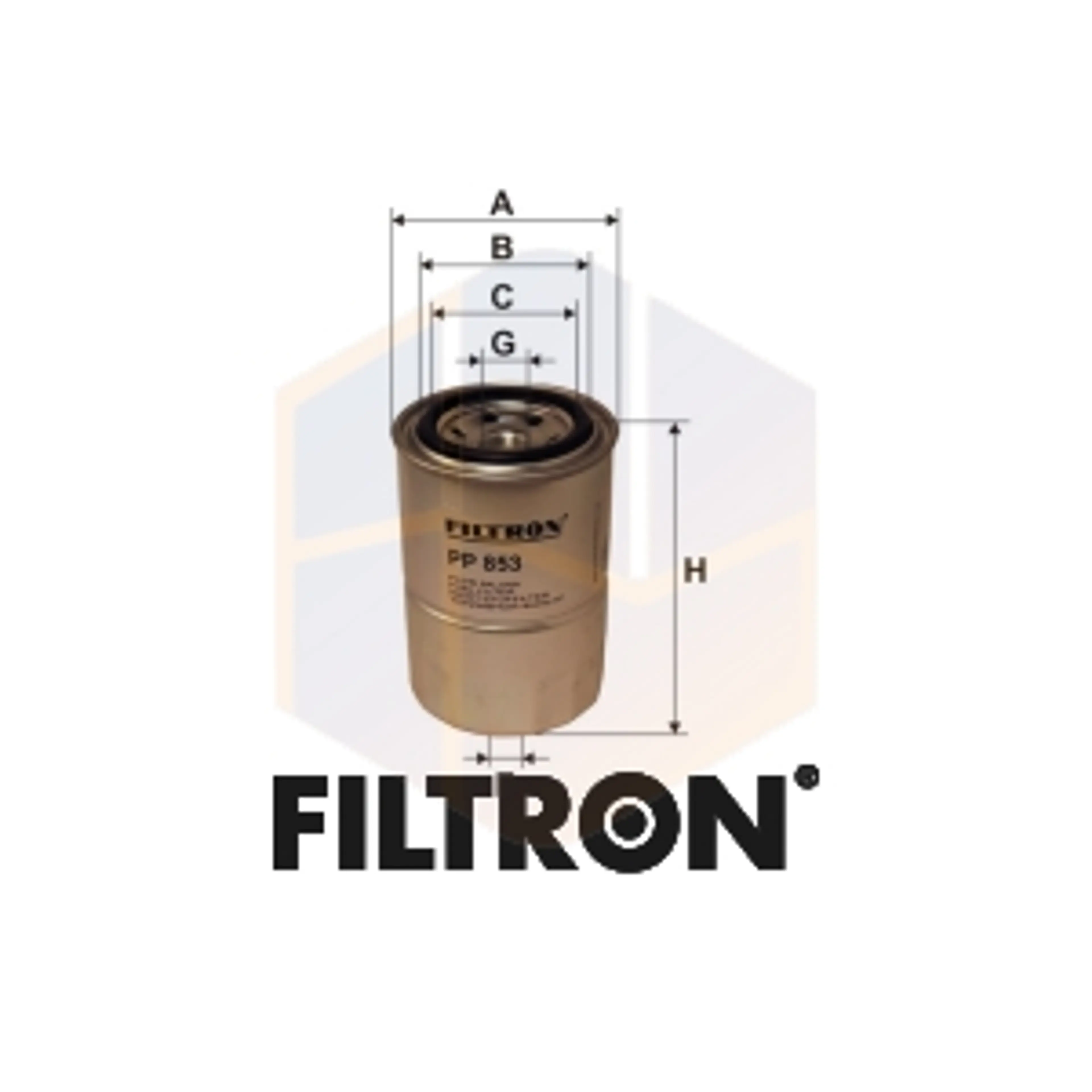 FILTRO COMBUSTIBLE PP 853