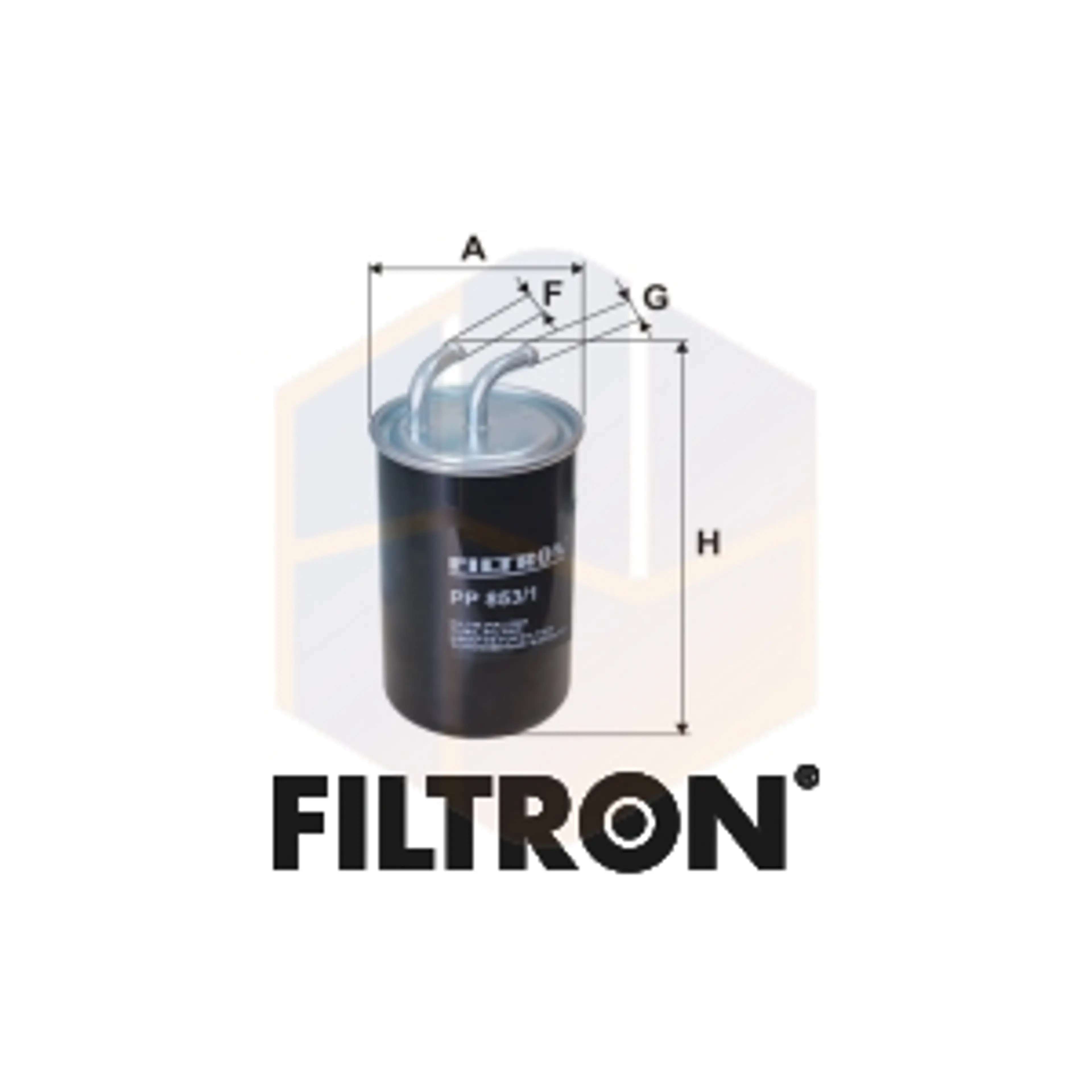 FILTRO COMBUSTIBLE PP 853/1