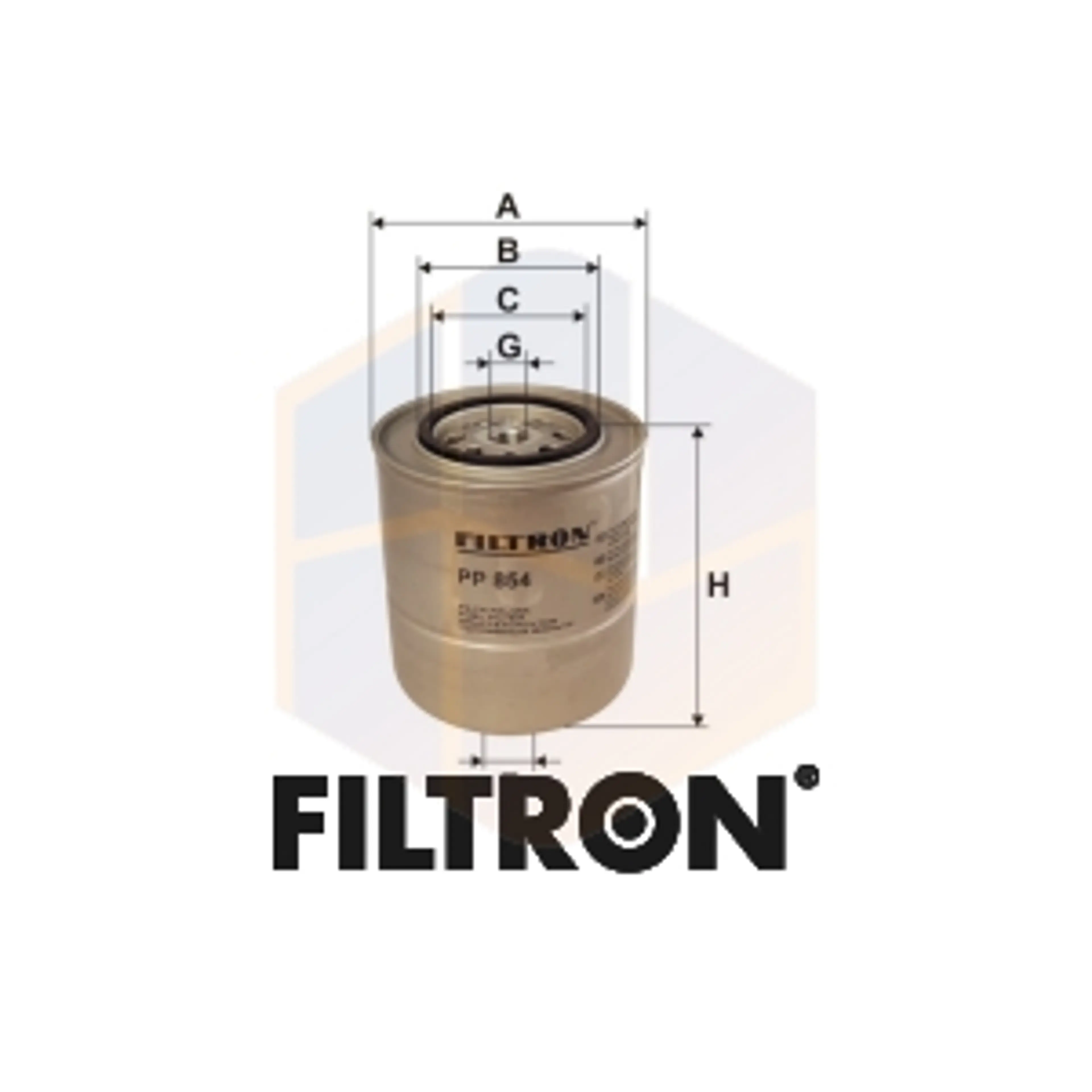 FILTRO COMBUSTIBLE PP 854