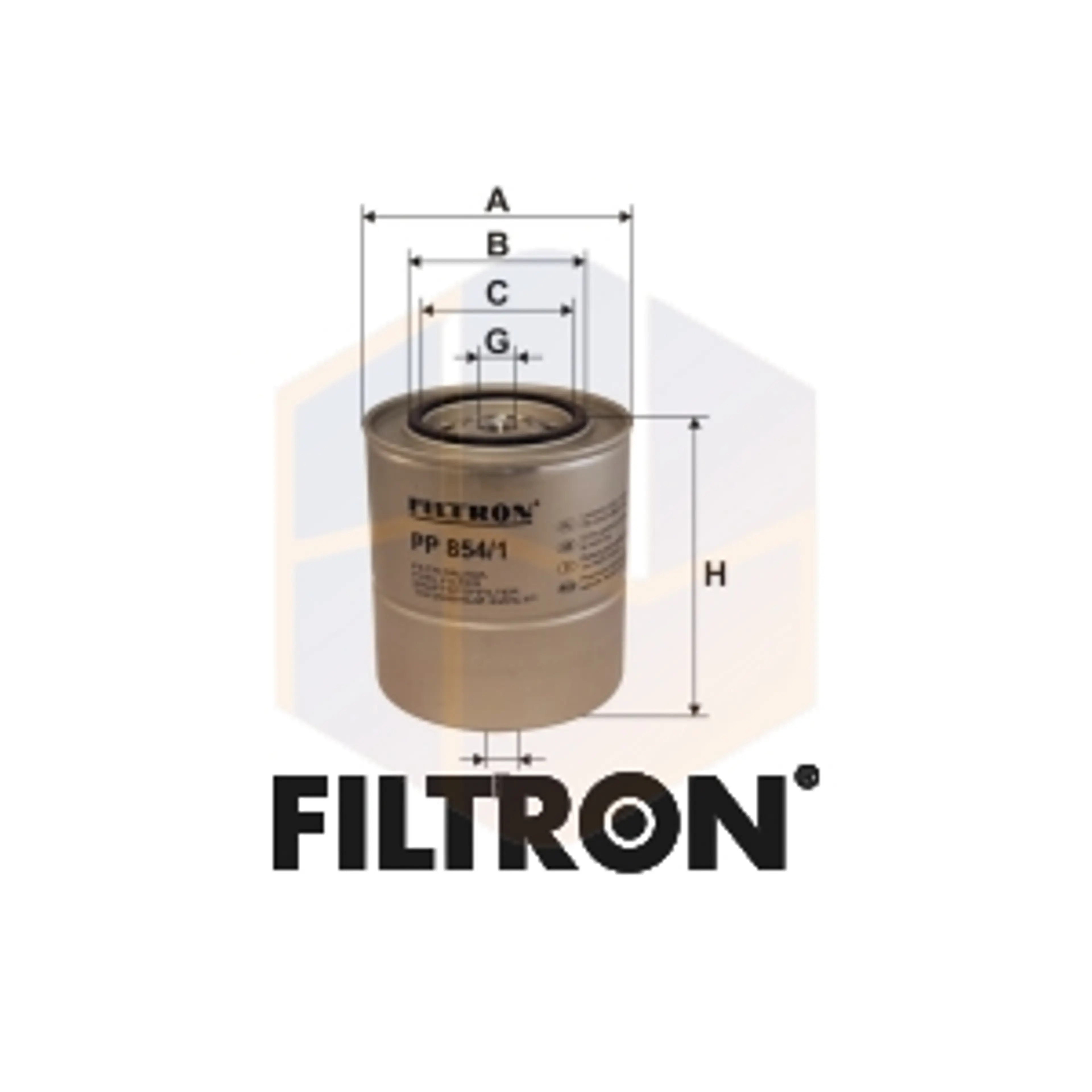 FILTRO COMBUSTIBLE PP 854/1