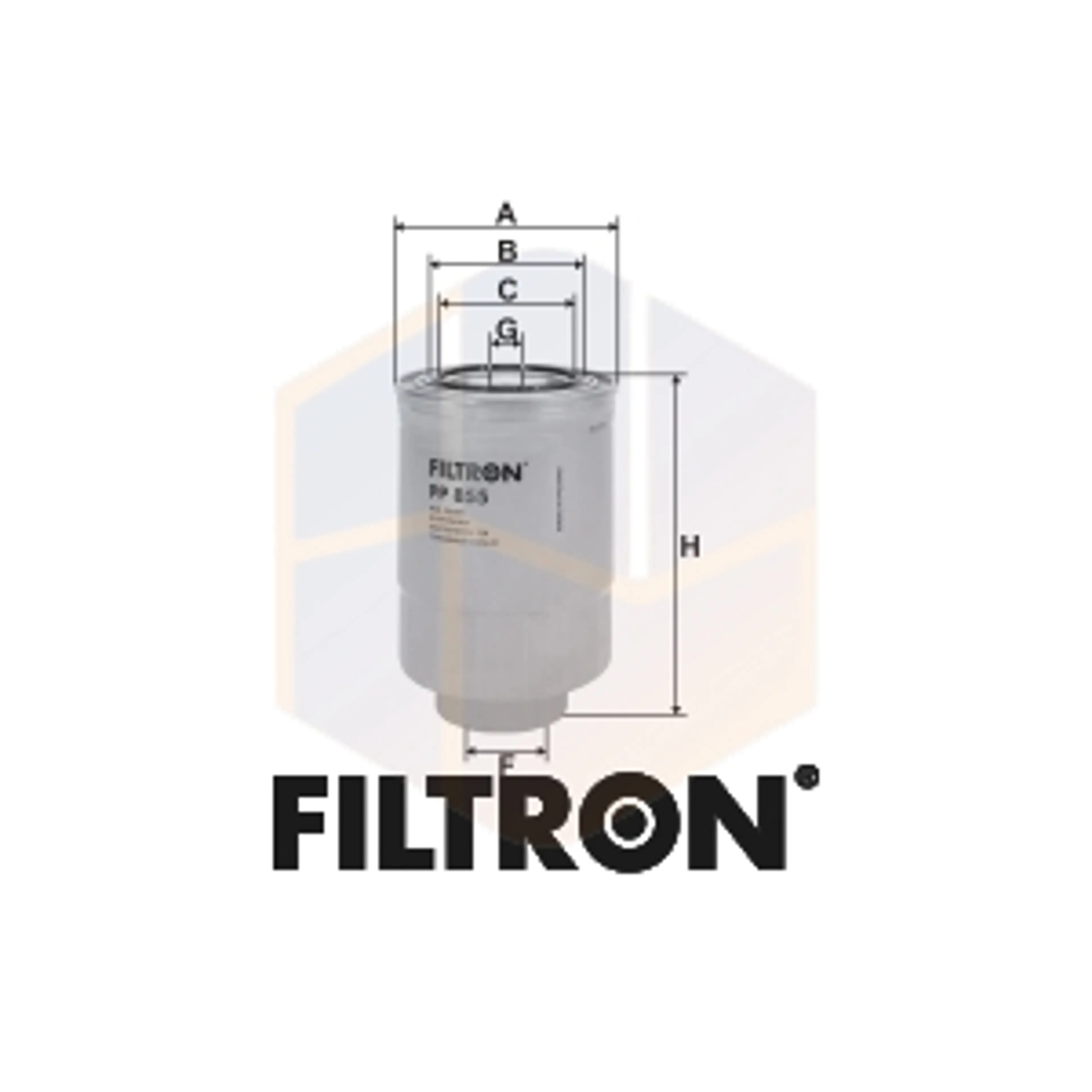 FILTRO COMBUSTIBLE PP 855