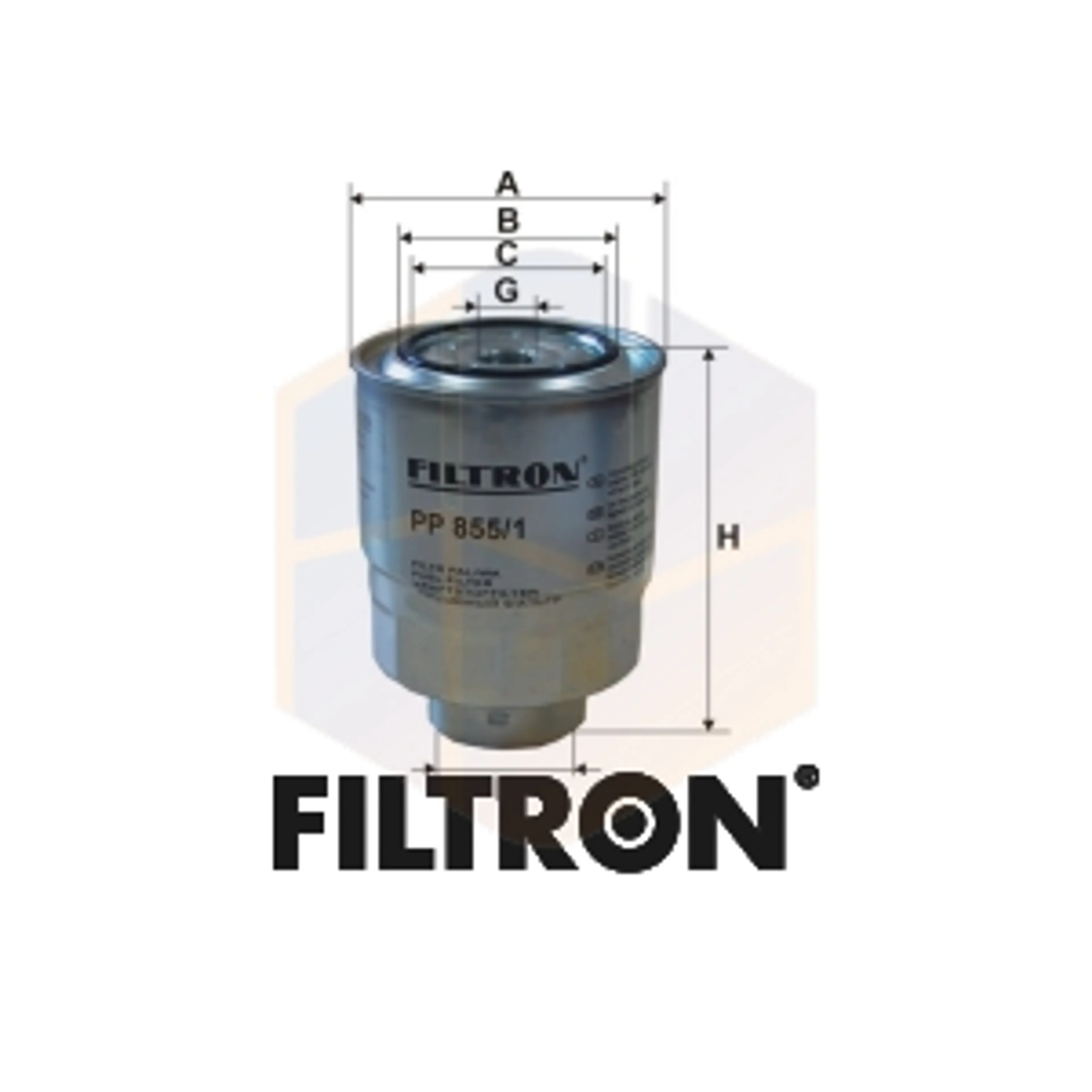 FILTRO COMBUSTIBLE PP 855/1