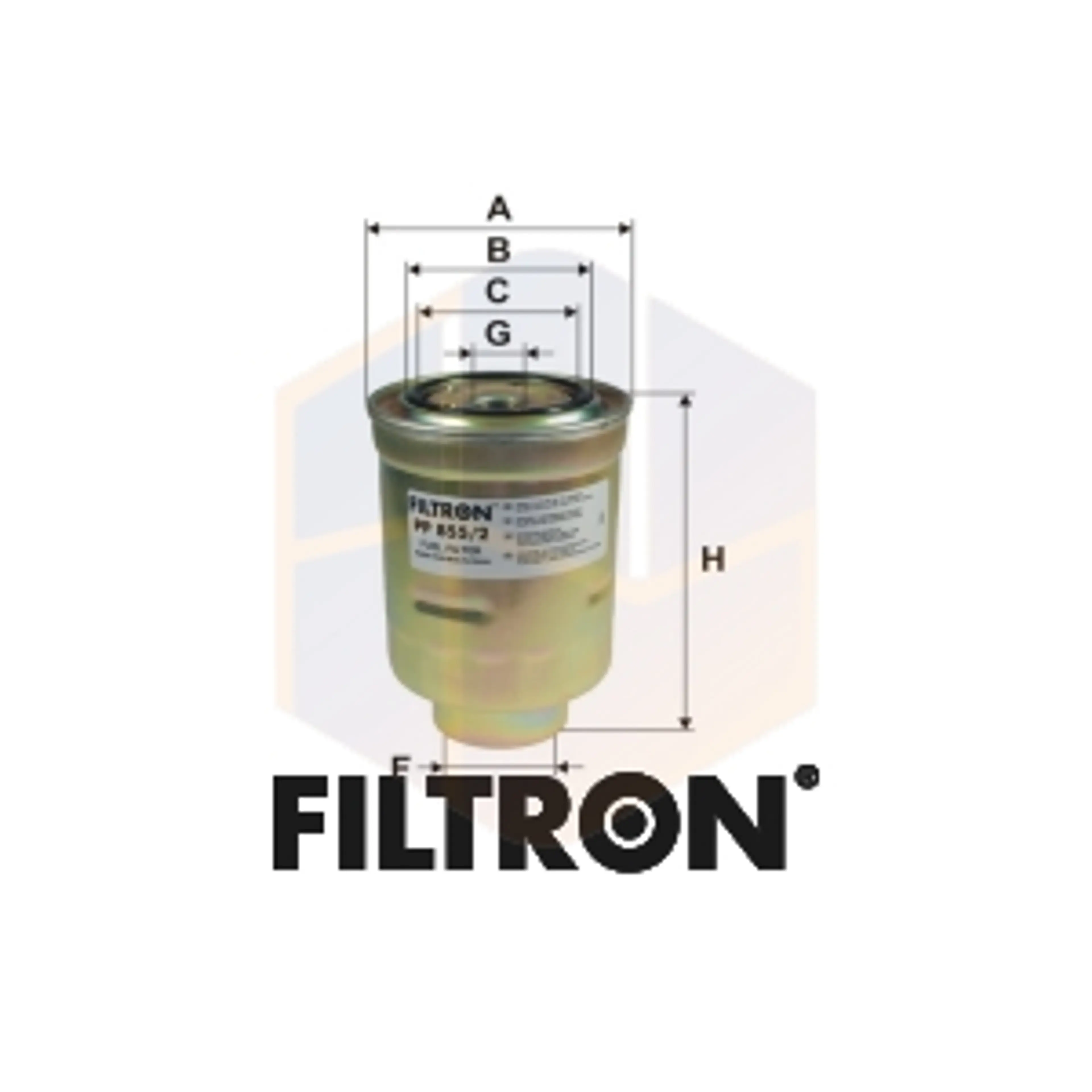 FILTRO COMBUSTIBLE PP 855/2