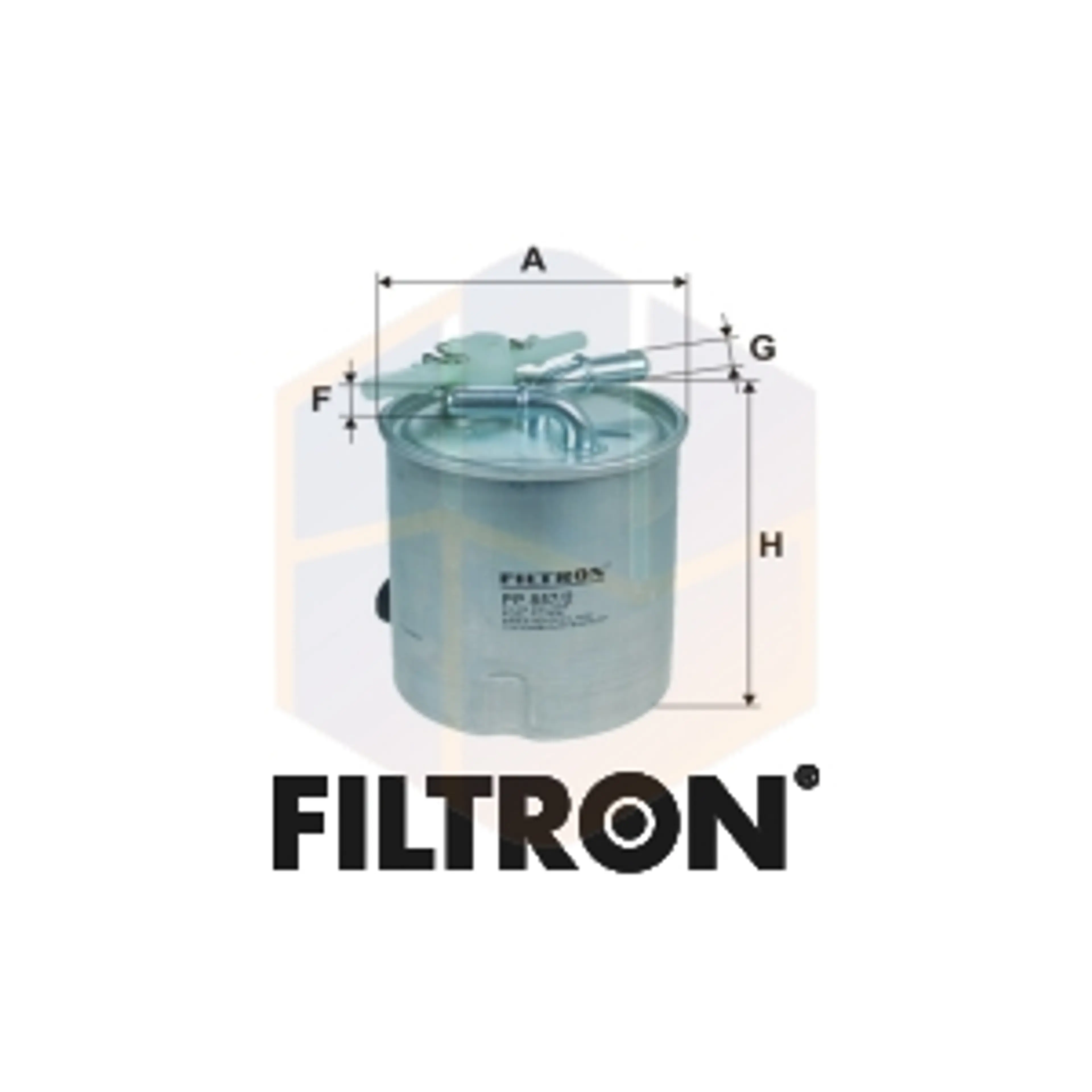 FILTRO COMBUSTIBLE PP 857/2