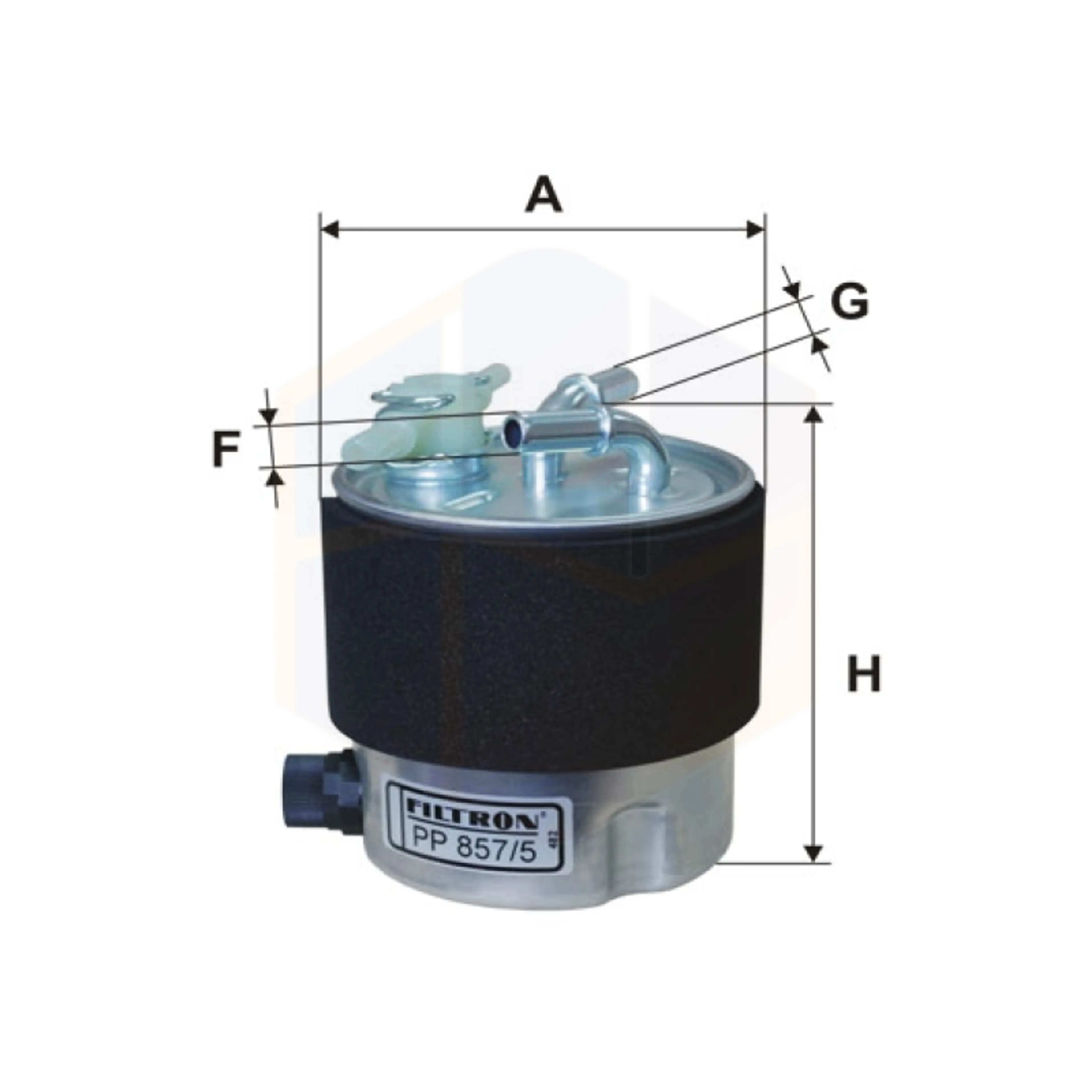 FILTRO COMBUSTIBLE PP 857/5