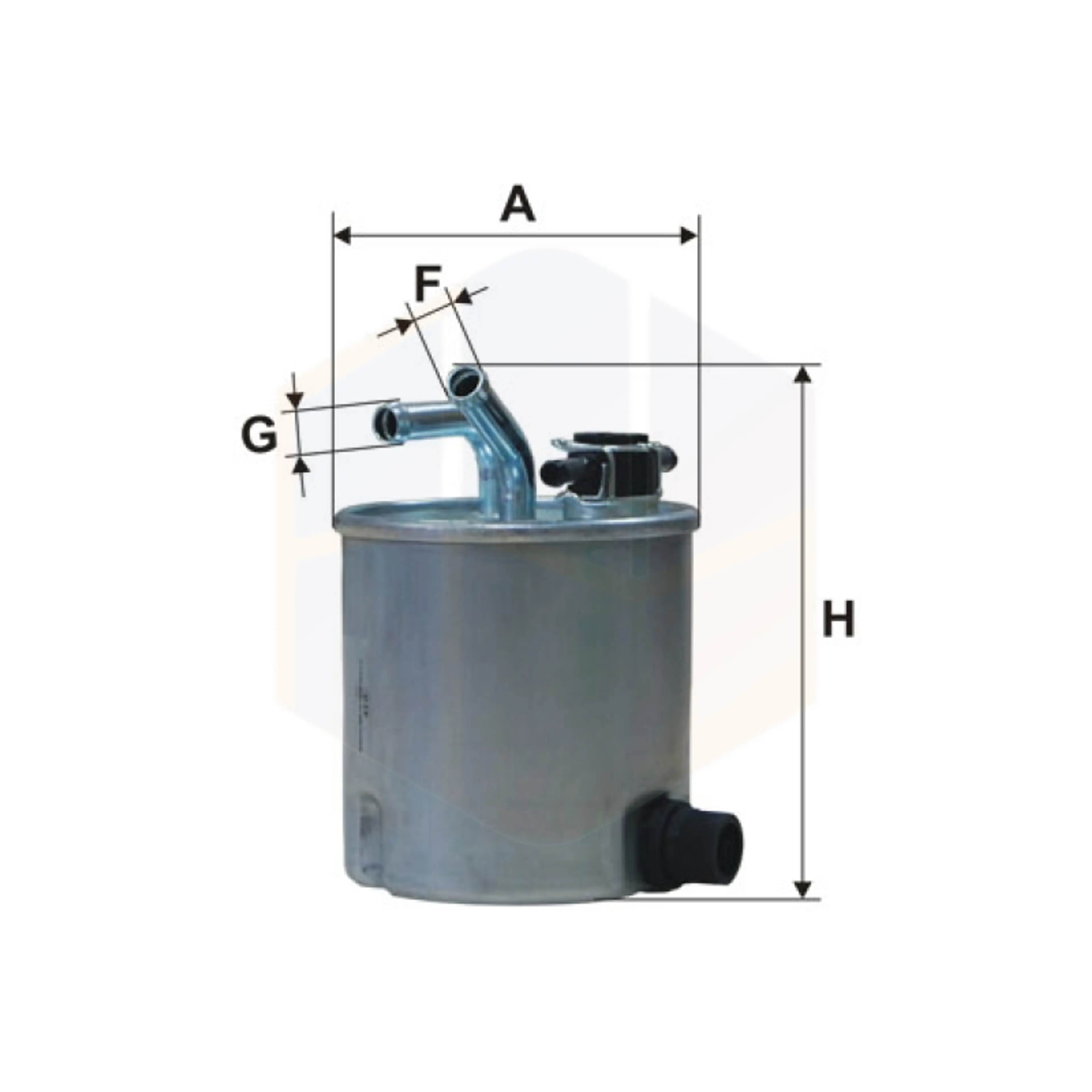 FILTRO COMBUSTIBLE PP 857/6