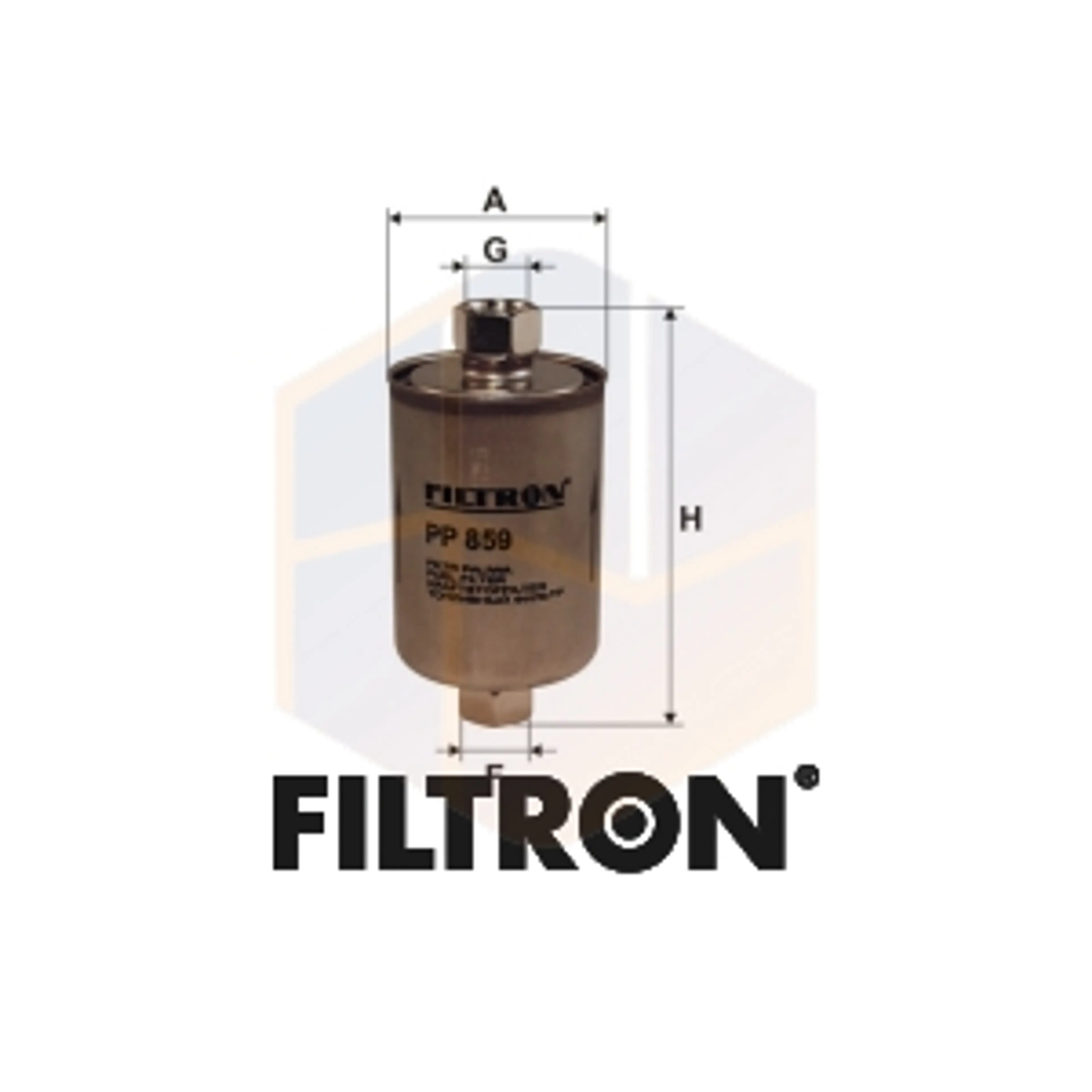 FILTRO COMBUSTIBLE PP 859