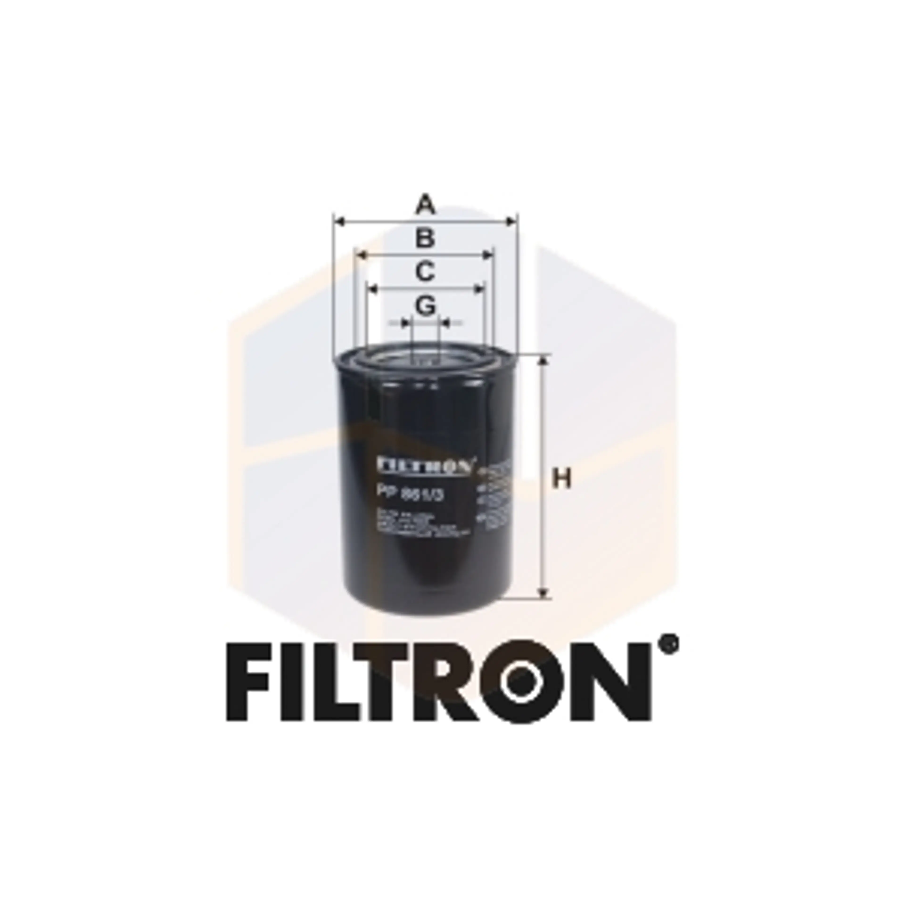 FILTRO COMBUSTIBLE PP 861/3