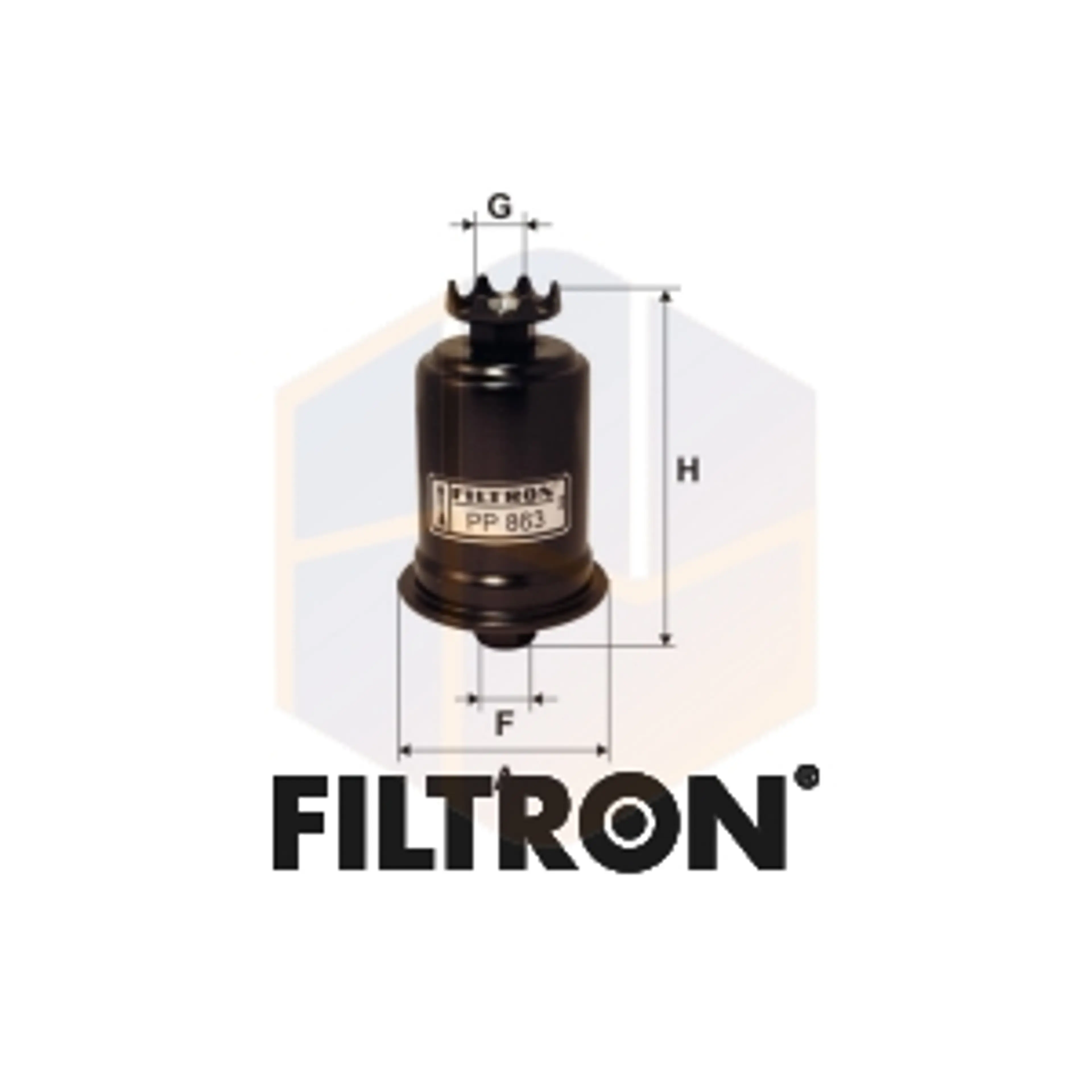 FILTRO COMBUSTIBLE PP 863