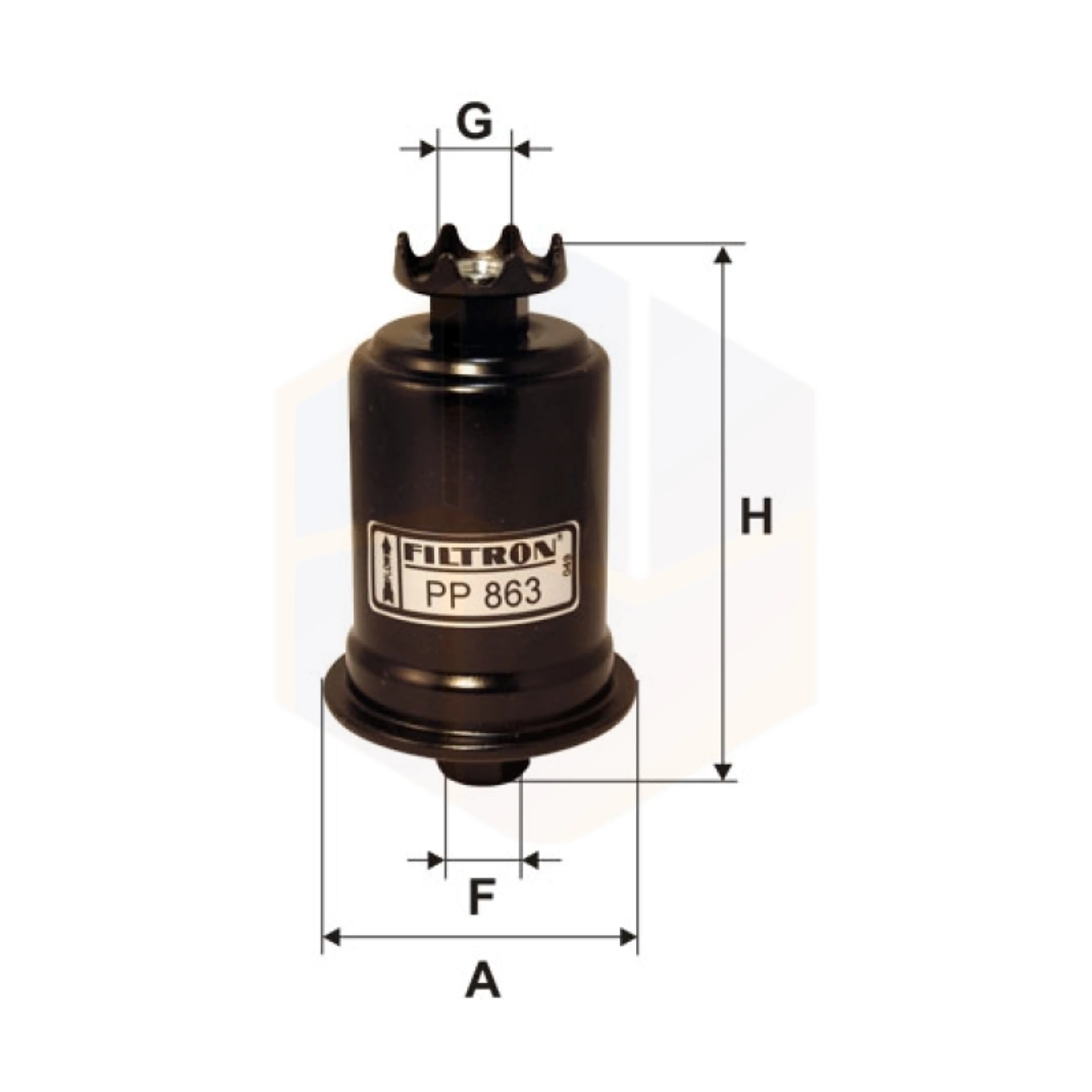 FILTRO COMBUSTIBLE PP 863