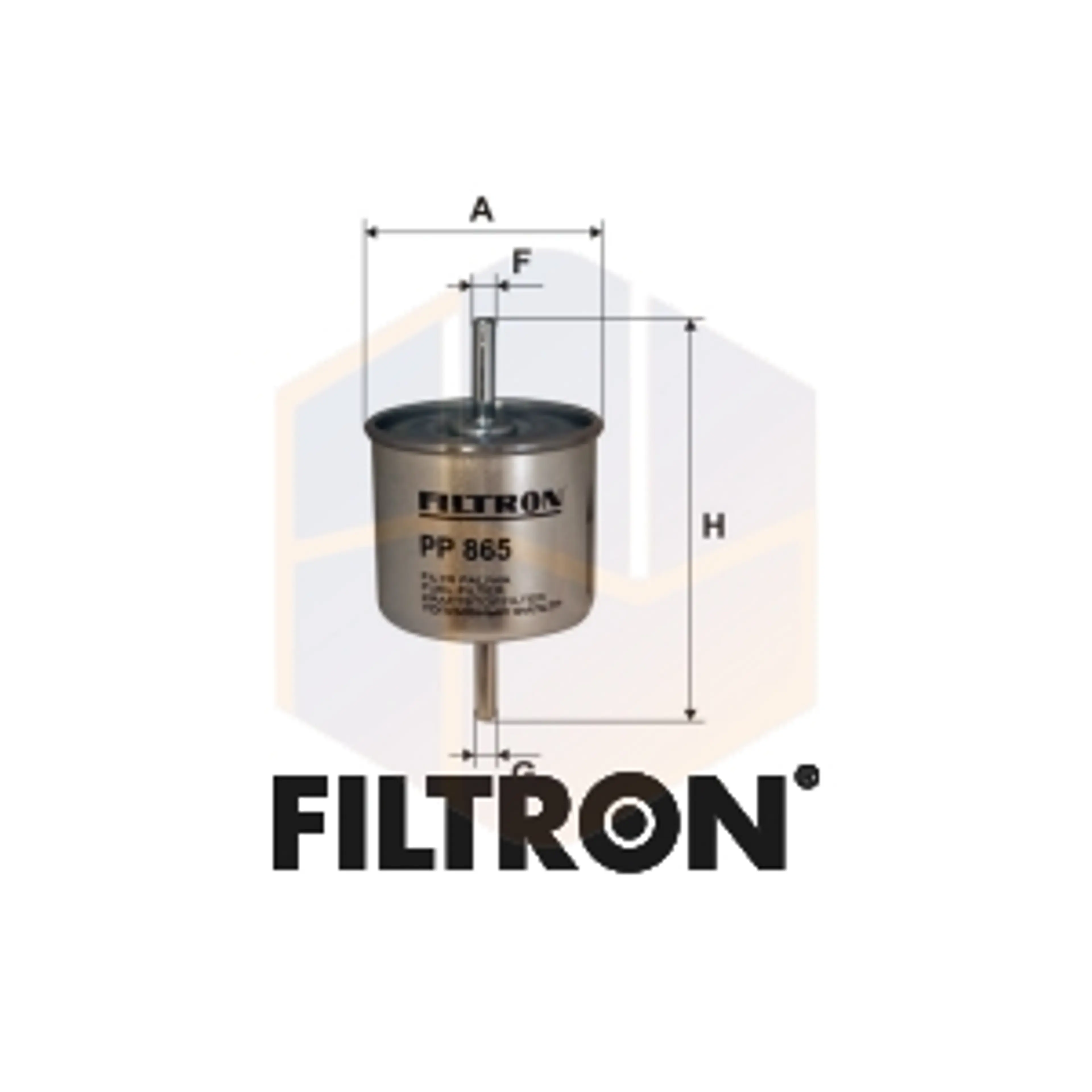 FILTRO COMBUSTIBLE PP 865