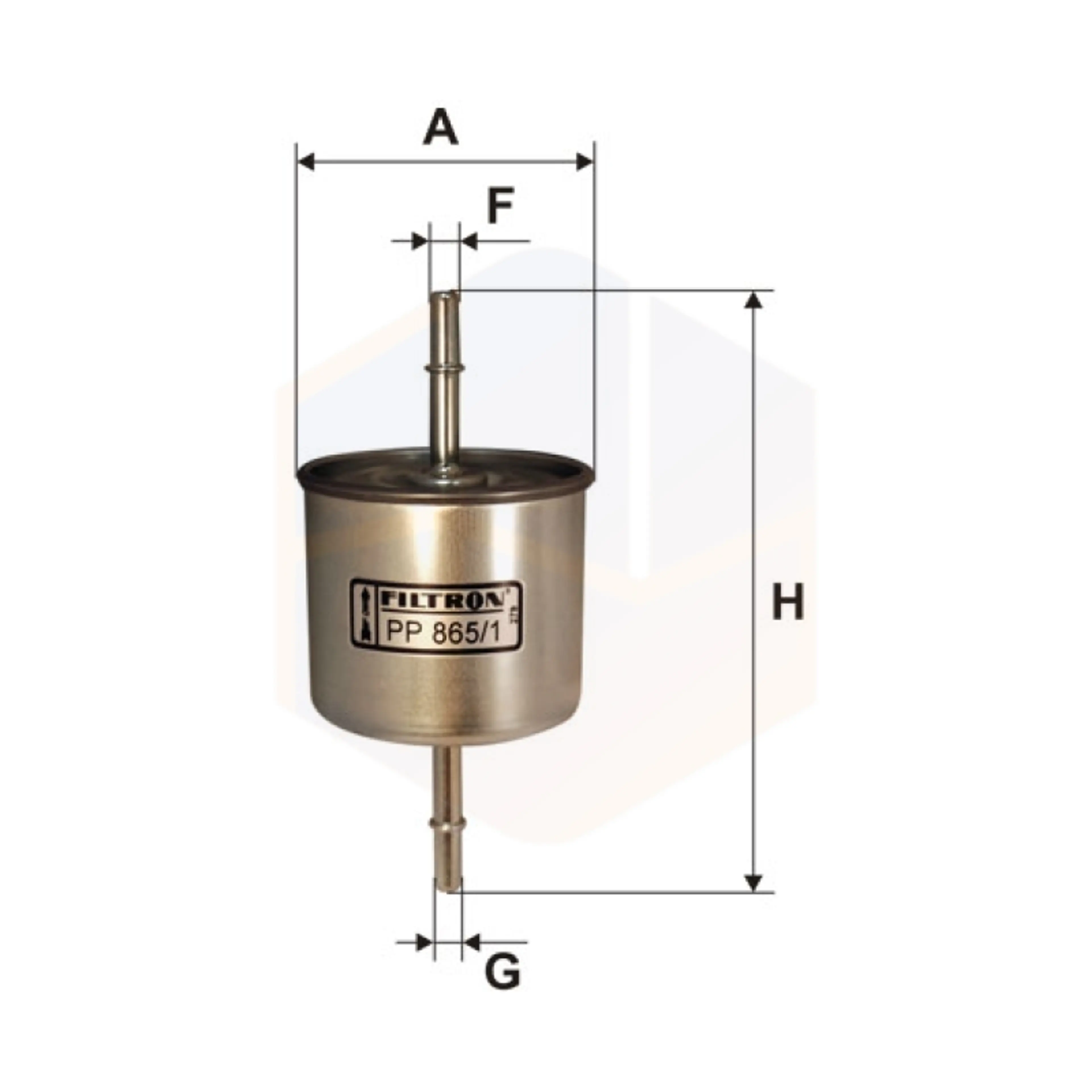 FILTRO COMBUSTIBLE PP 865/1