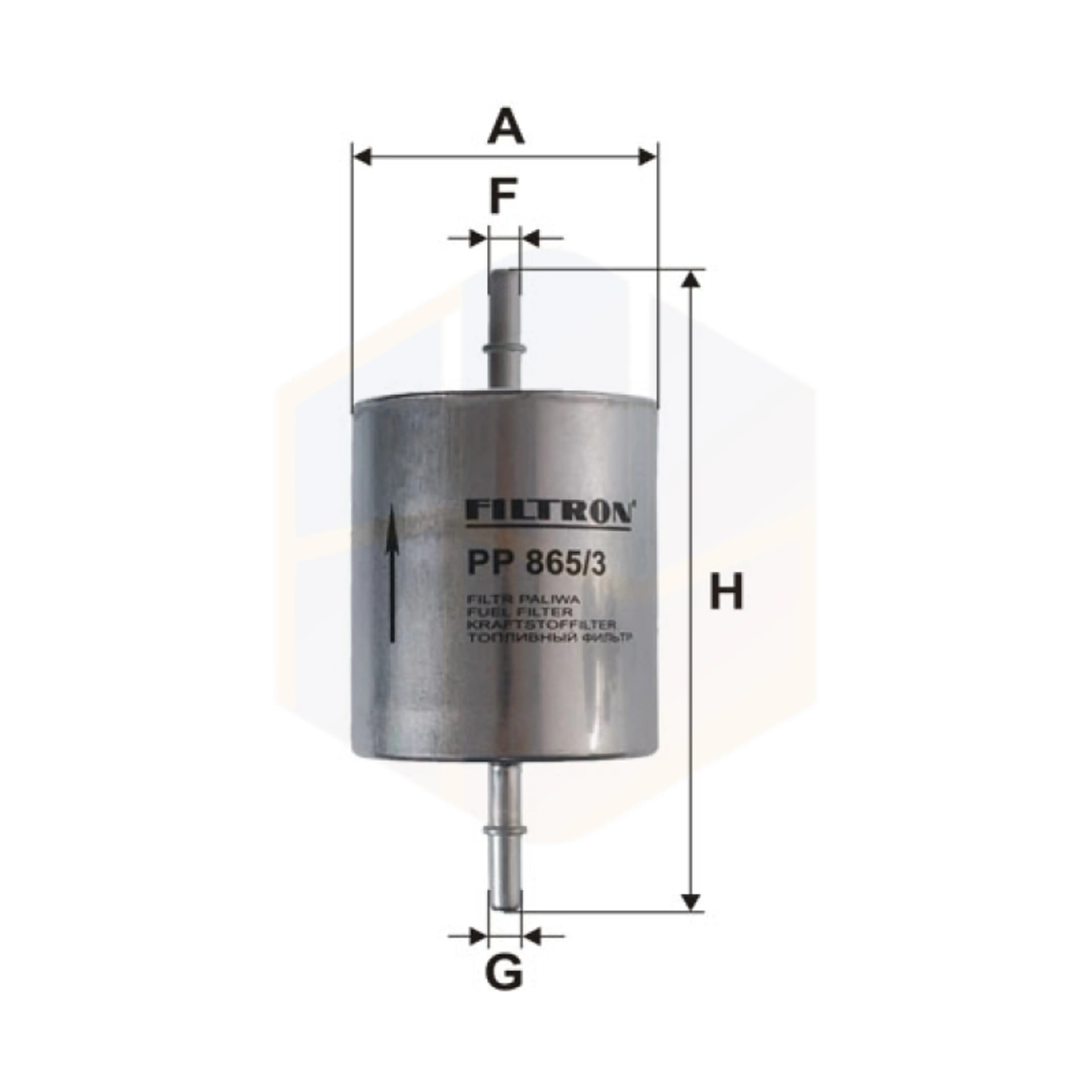 FILTRO COMBUSTIBLE PP 865/3