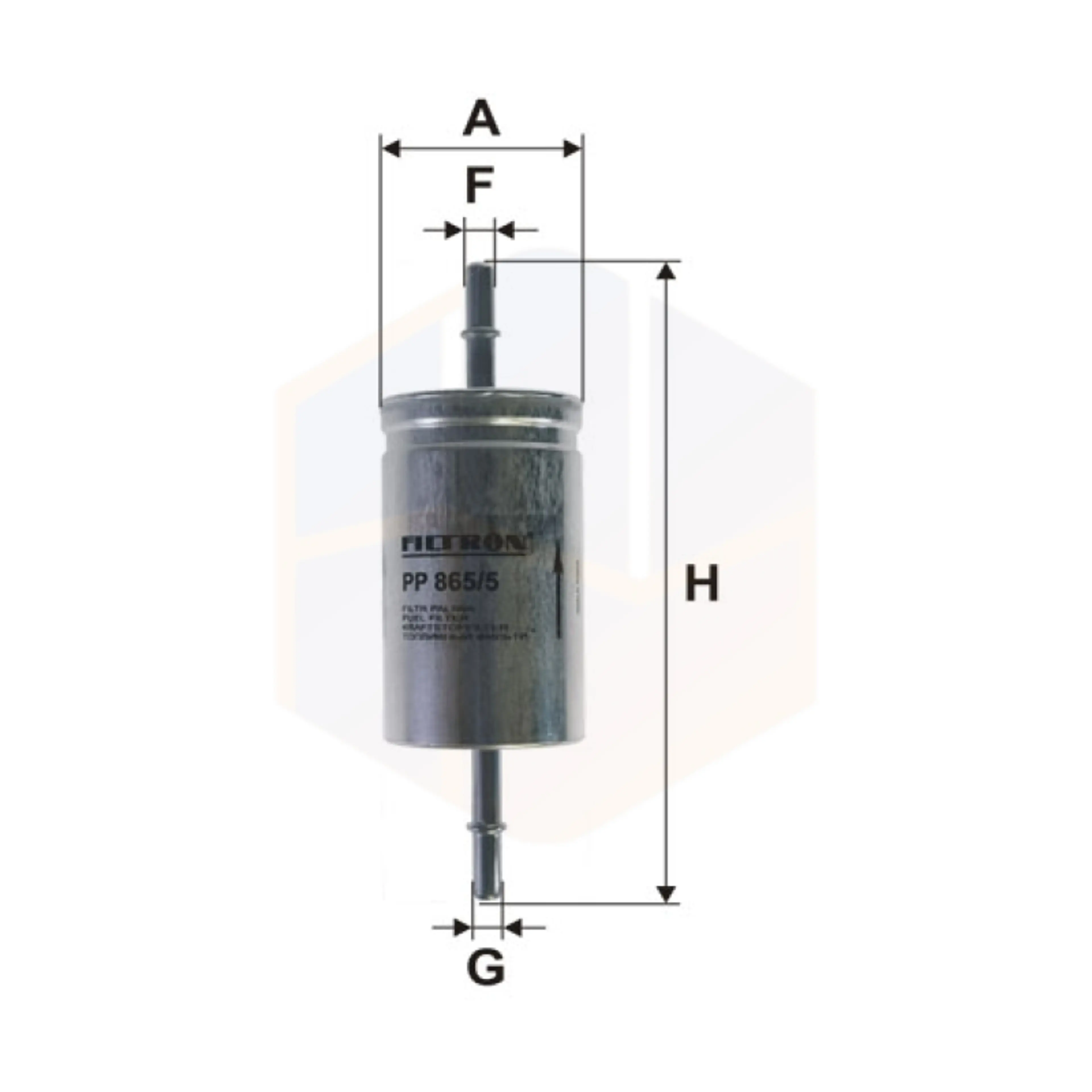 FILTRO COMBUSTIBLE PP 865/5