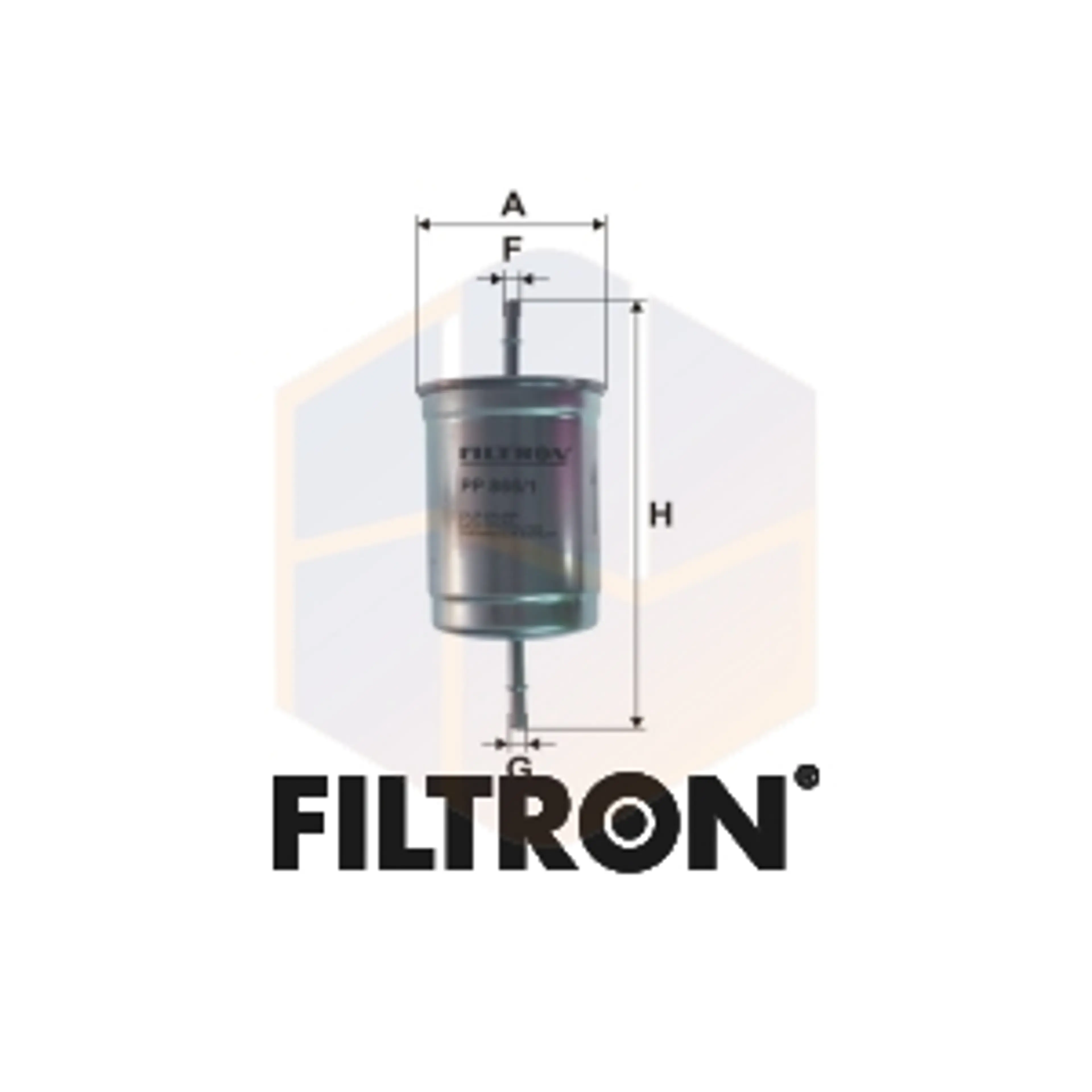 FILTRO COMBUSTIBLE PP 866/1