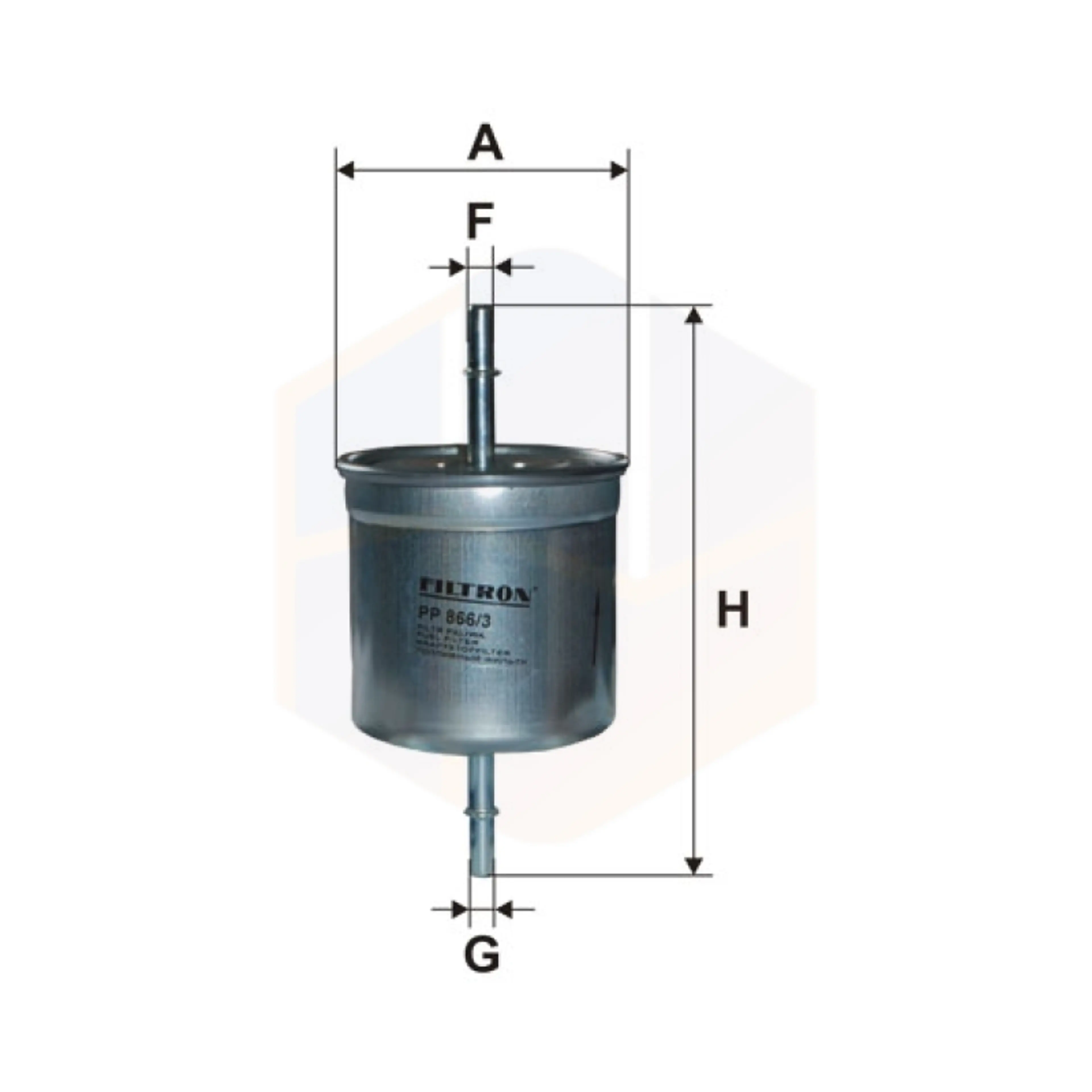 FILTRO COMBUSTIBLE PP 866/3