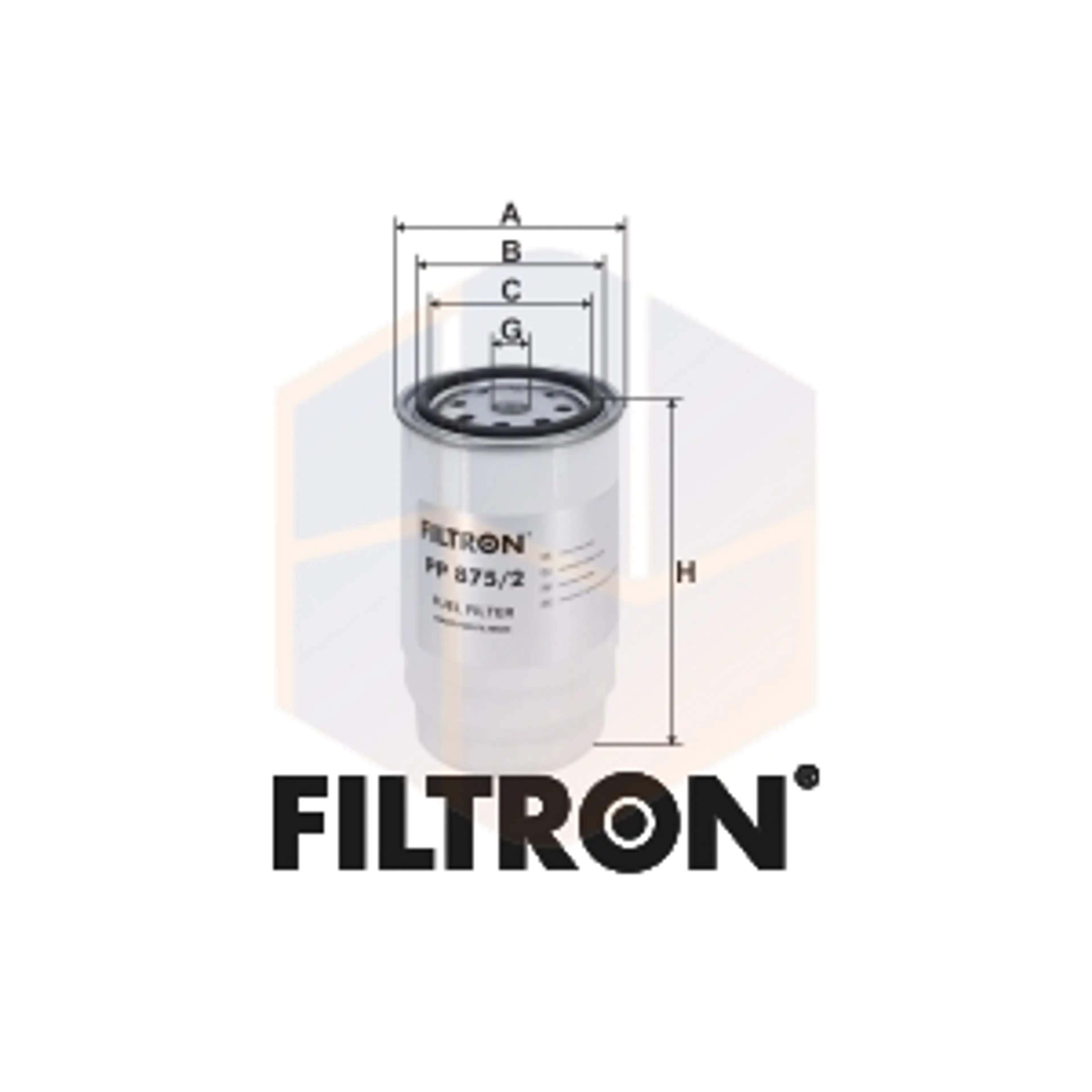 FILTRO COMBUSTIBLE PP 875/2