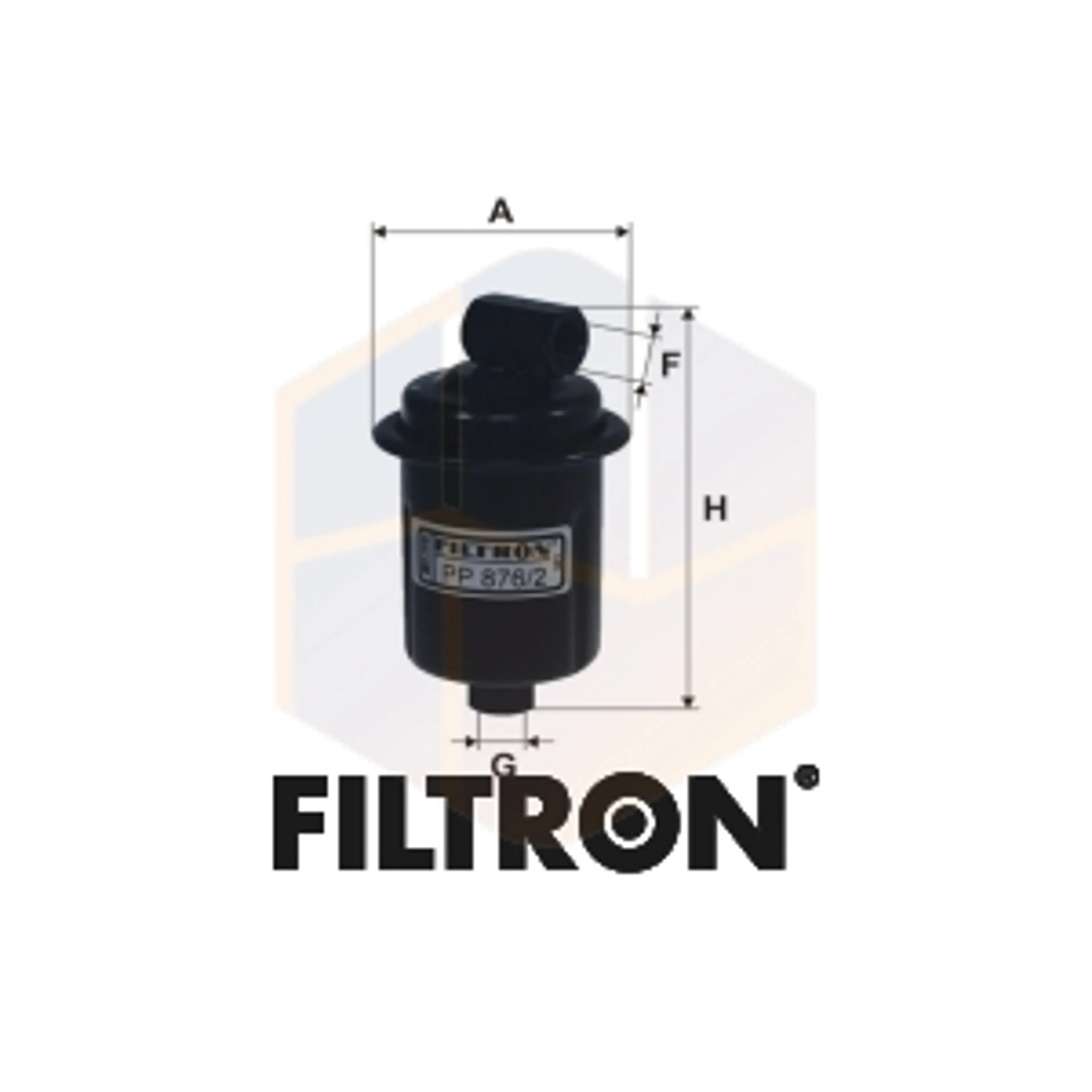 FILTRO COMBUSTIBLE PP 876/2