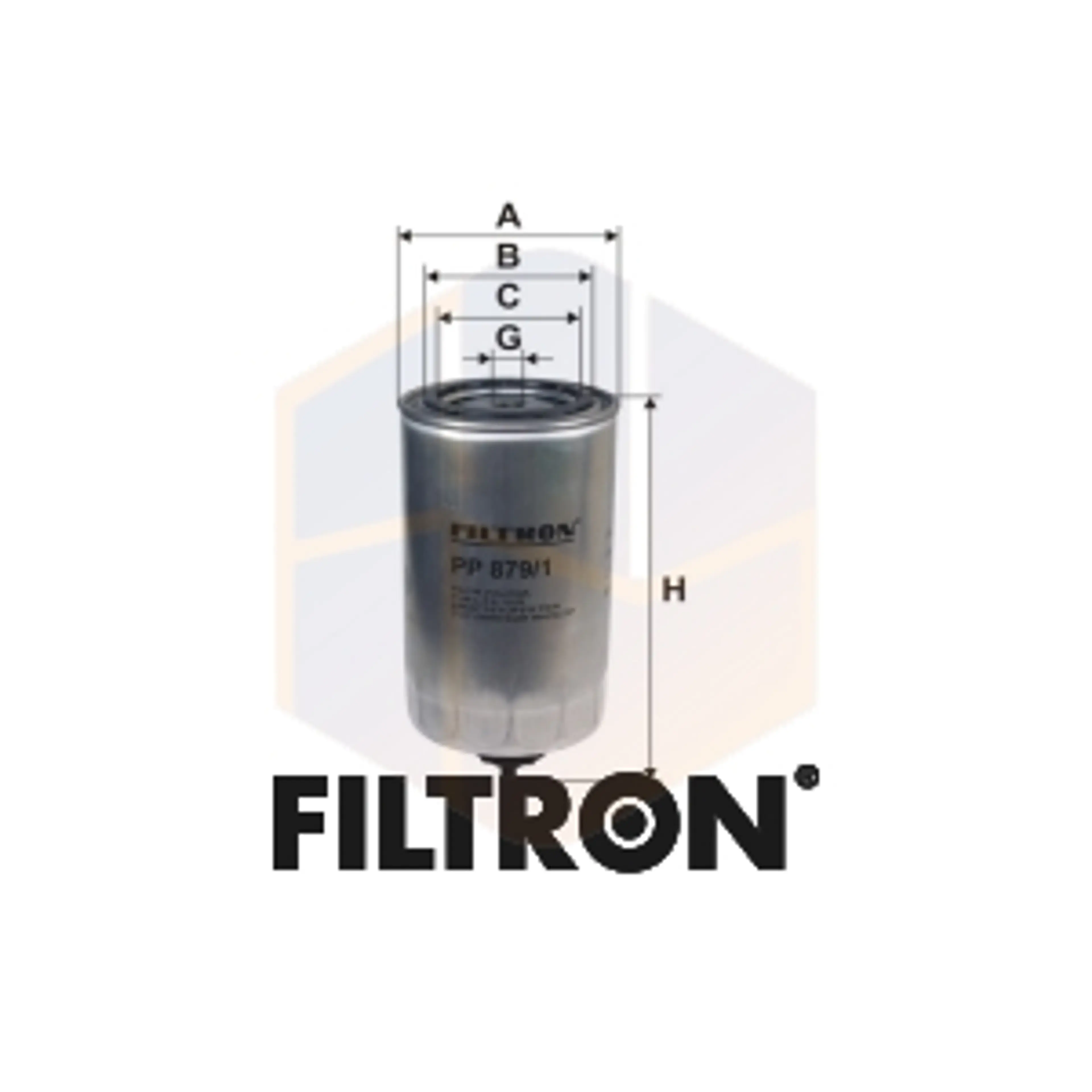 FILTRO COMBUSTIBLE PP 879/1