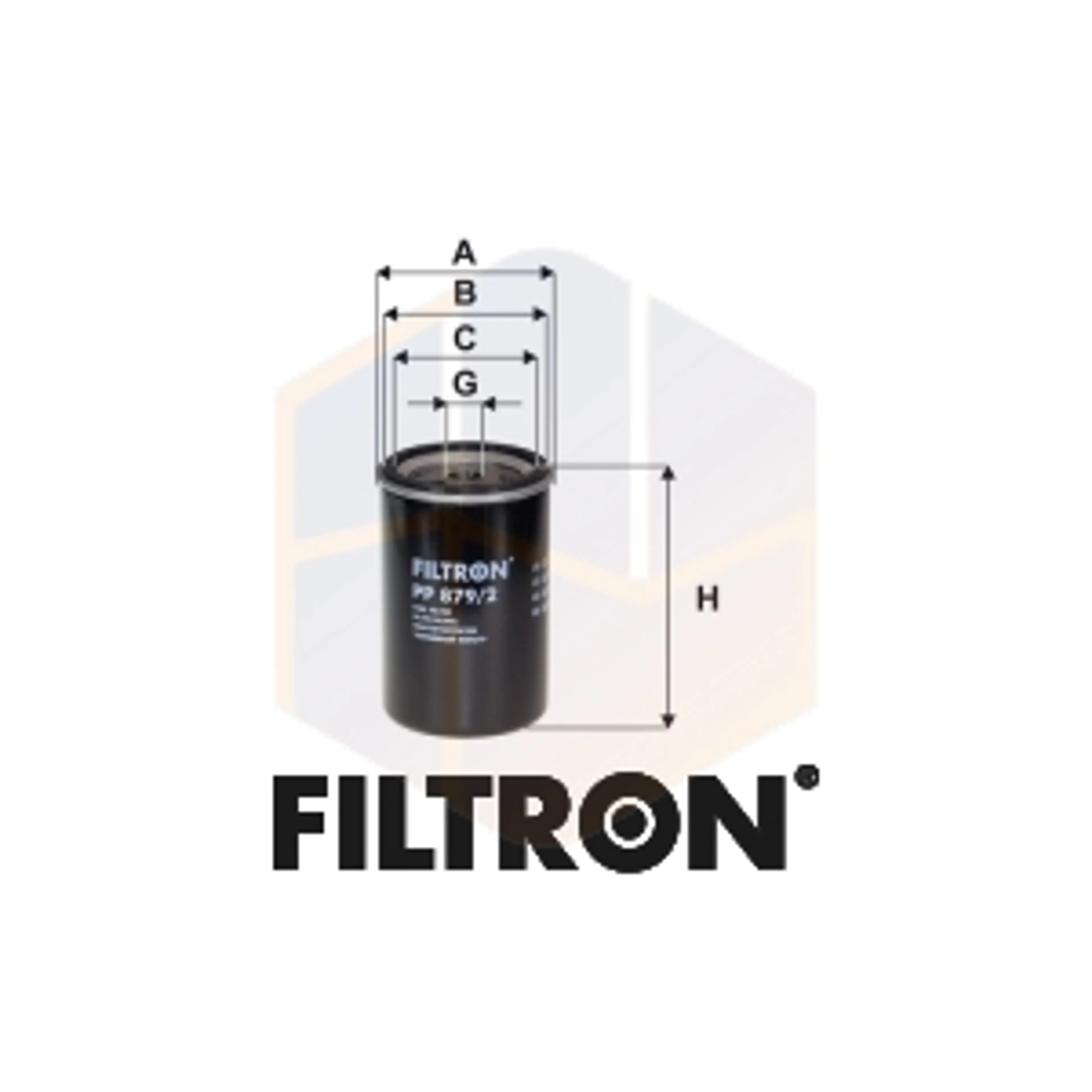 FILTRO COMBUSTIBLE PP 879/2