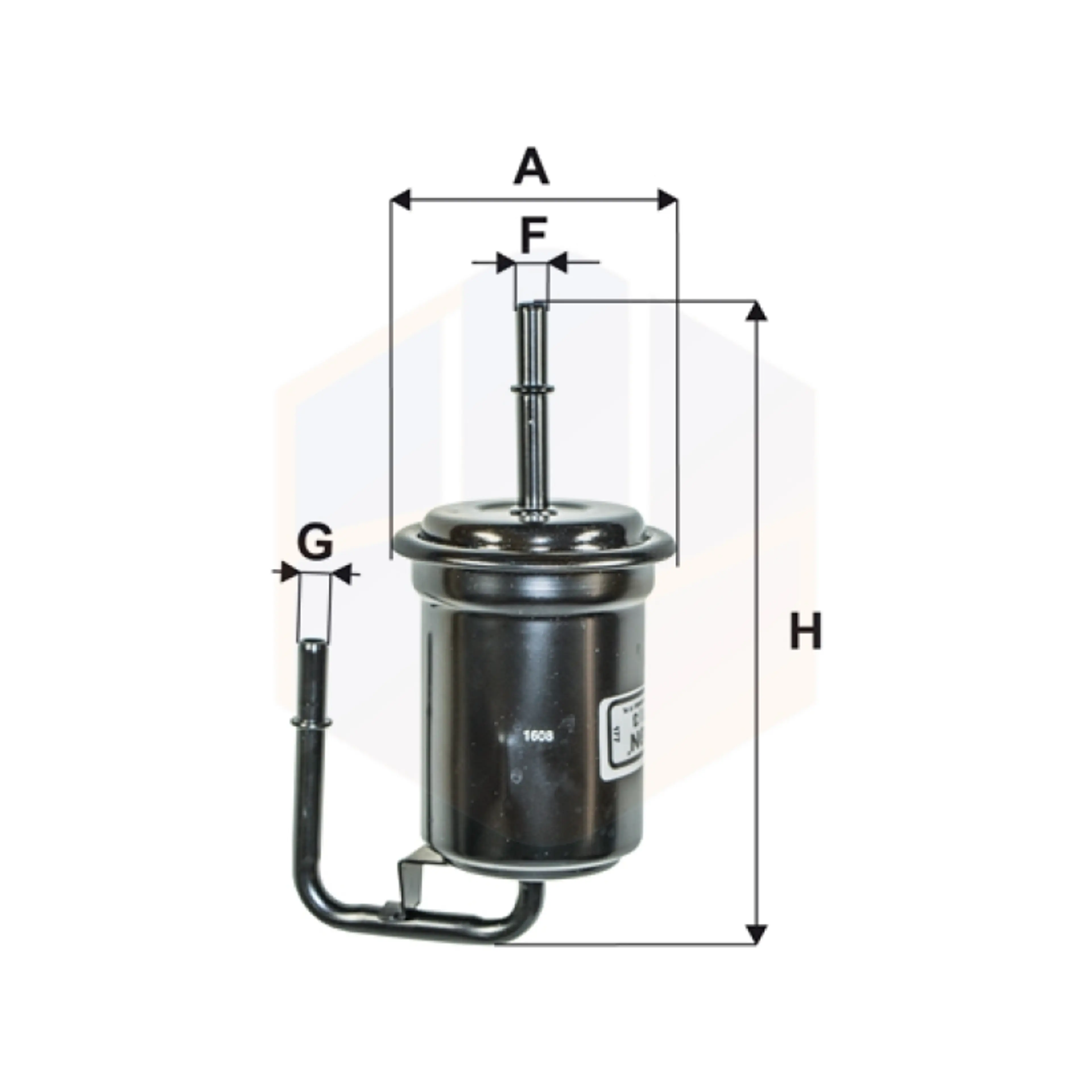 FILTRO COMBUSTIBLE PP 891/3