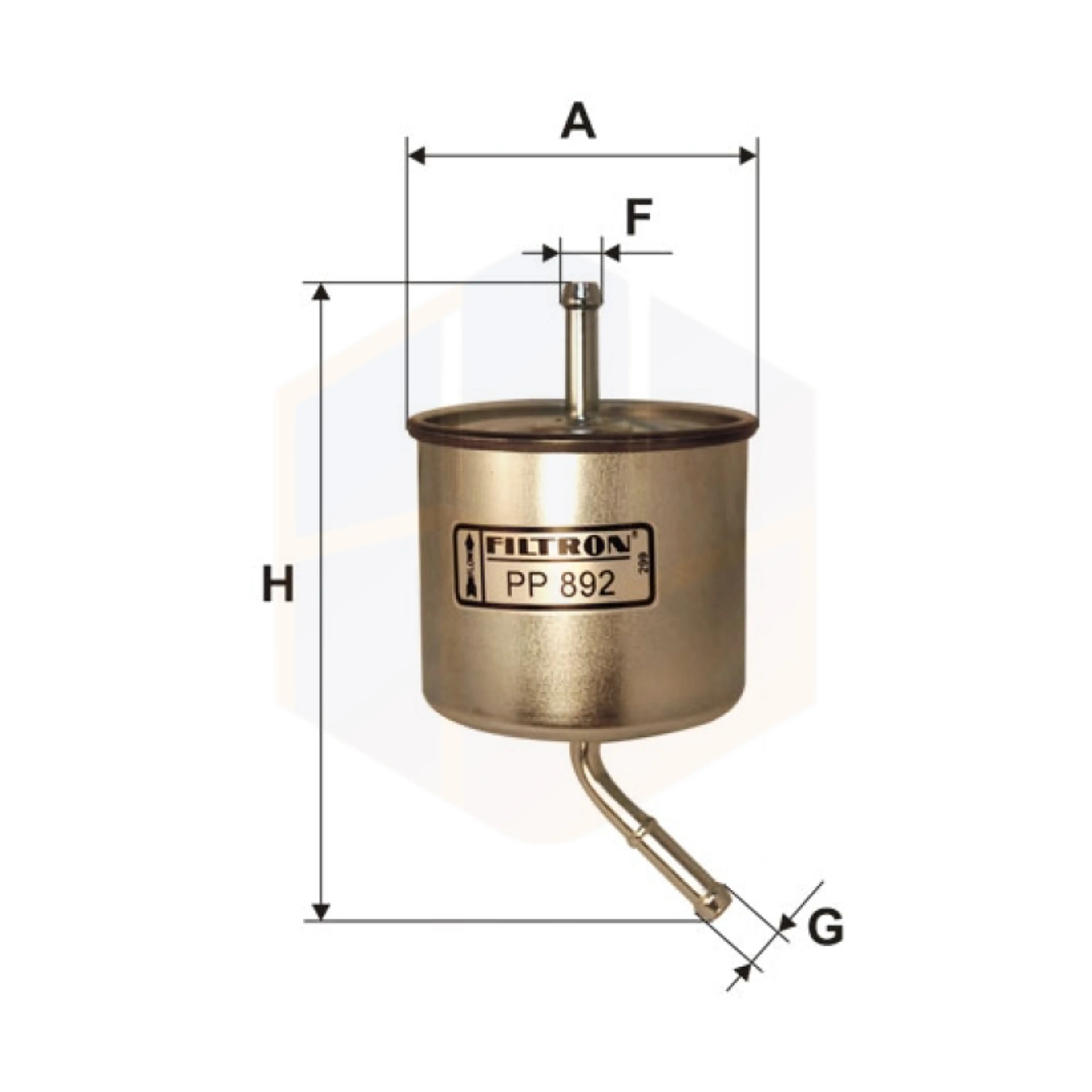 FILTRO COMBUSTIBLE PP 892