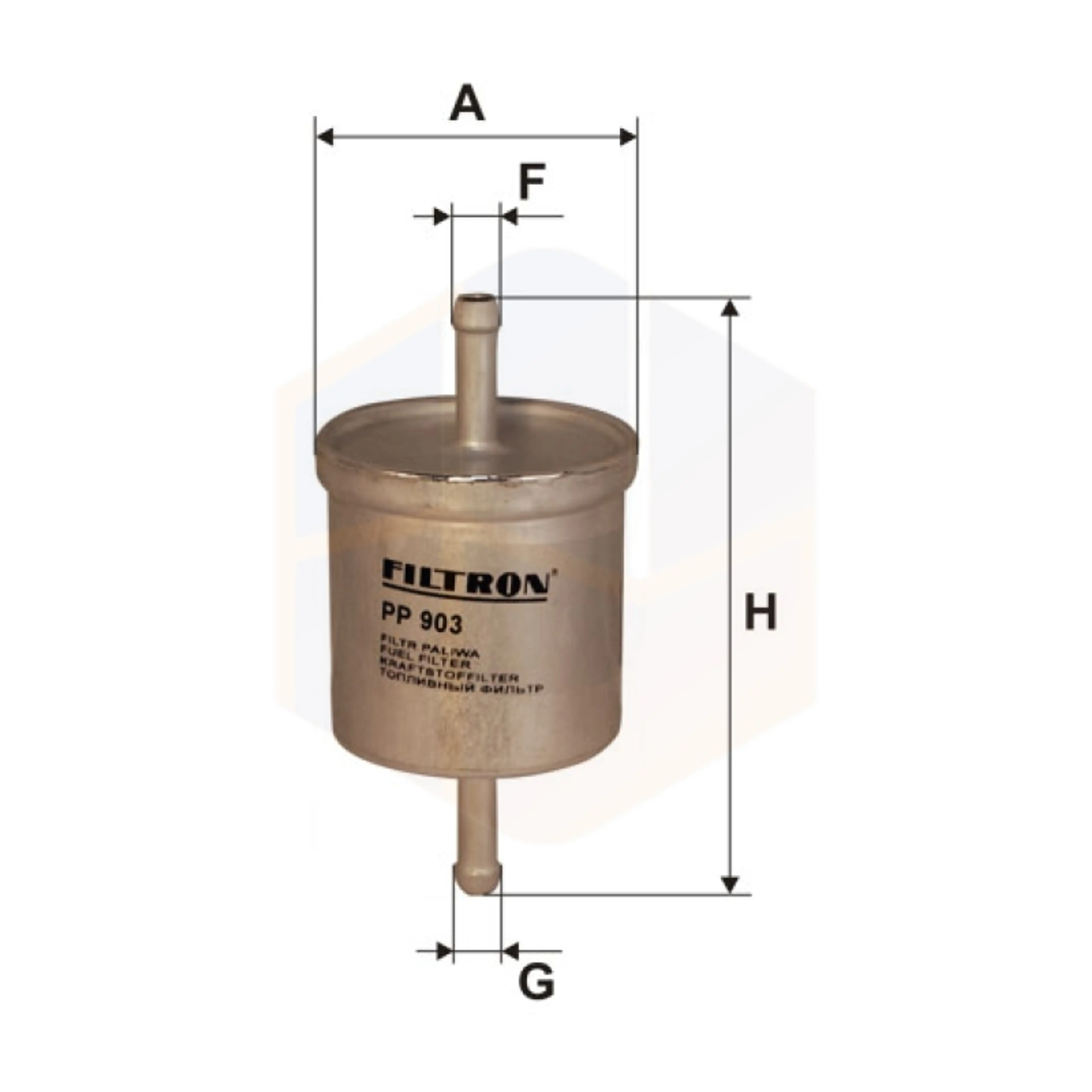 FILTRO COMBUSTIBLE PP 903