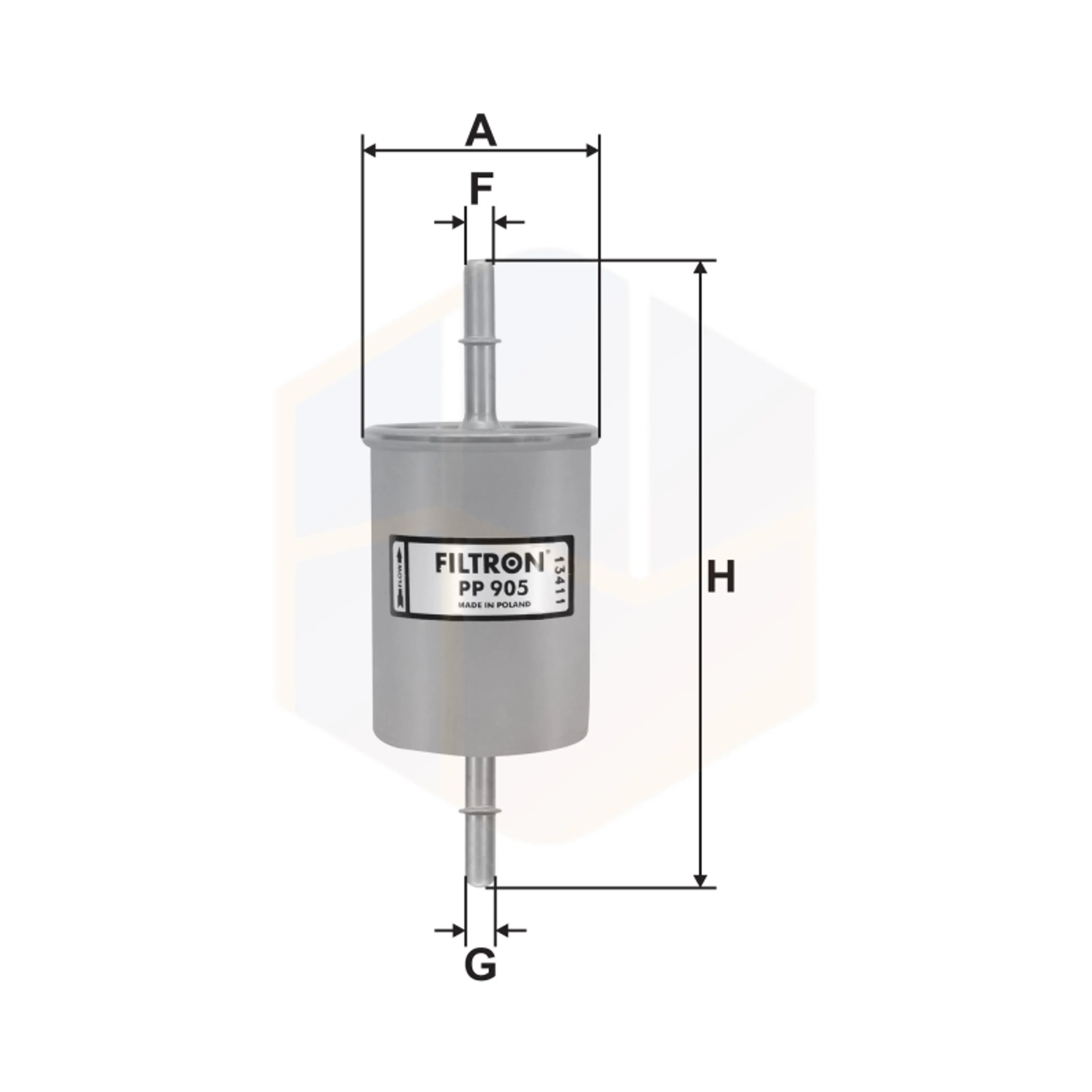 FILTRO COMBUSTIBLE PP 905