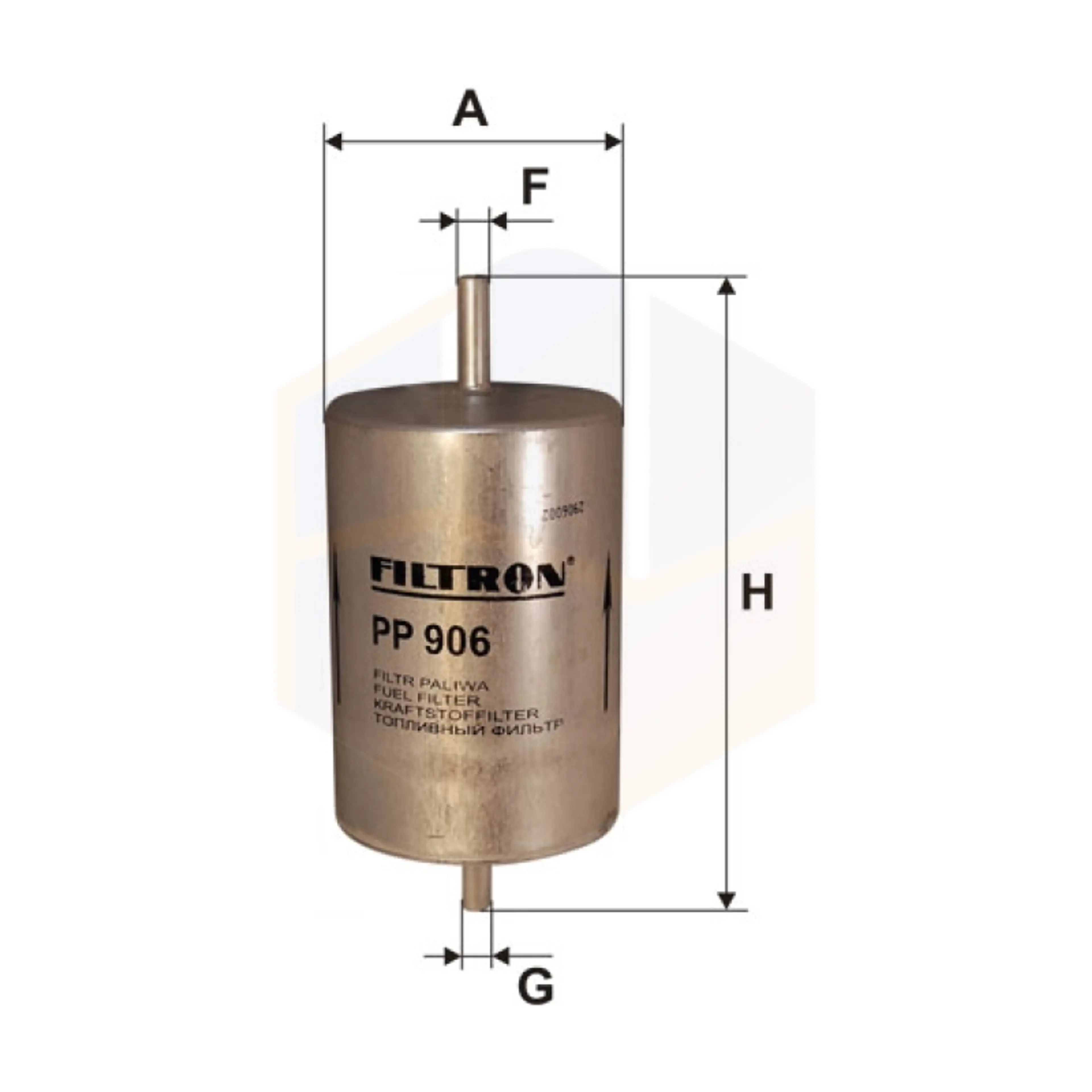 FILTRO COMBUSTIBLE PP 906