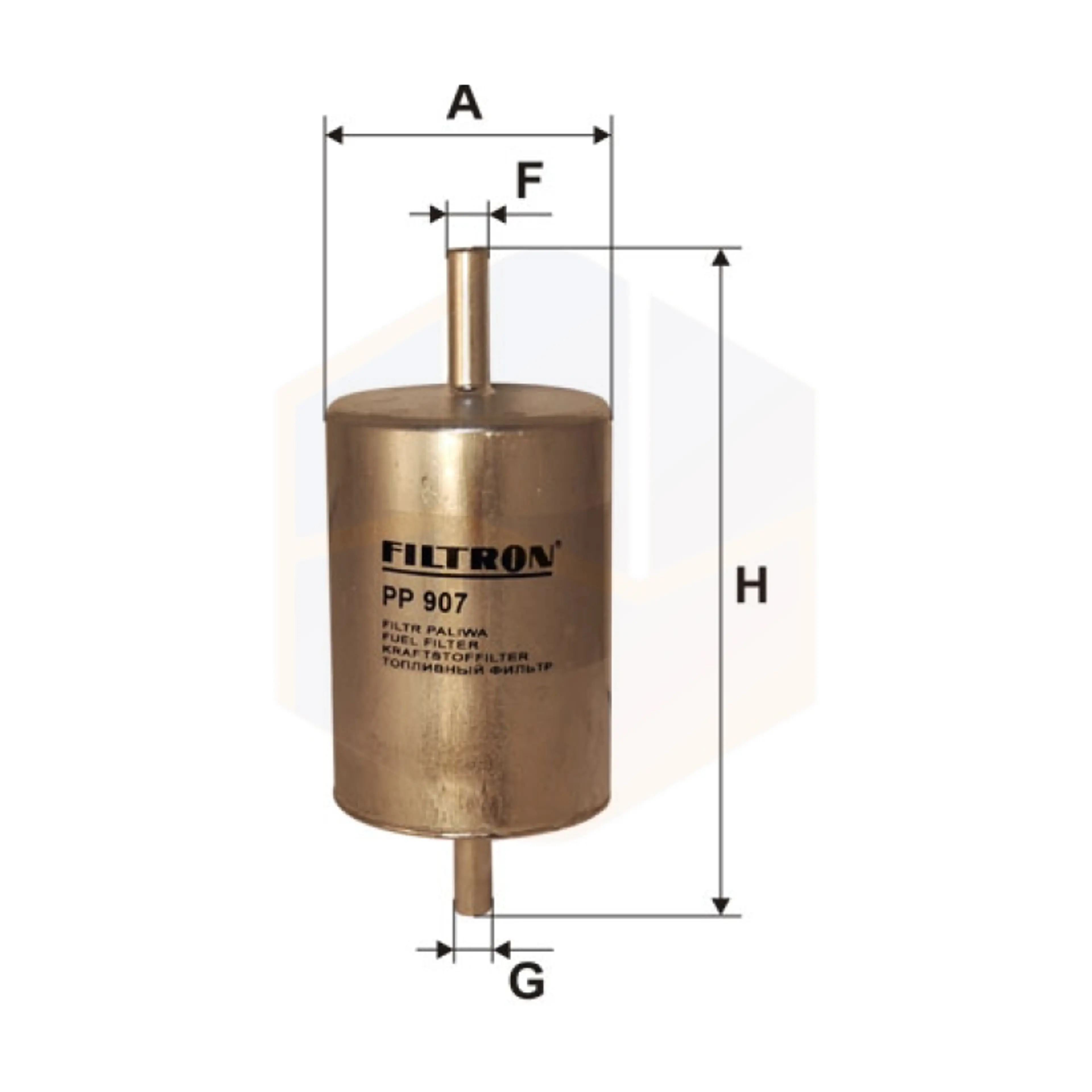 FILTRO COMBUSTIBLE PP 907