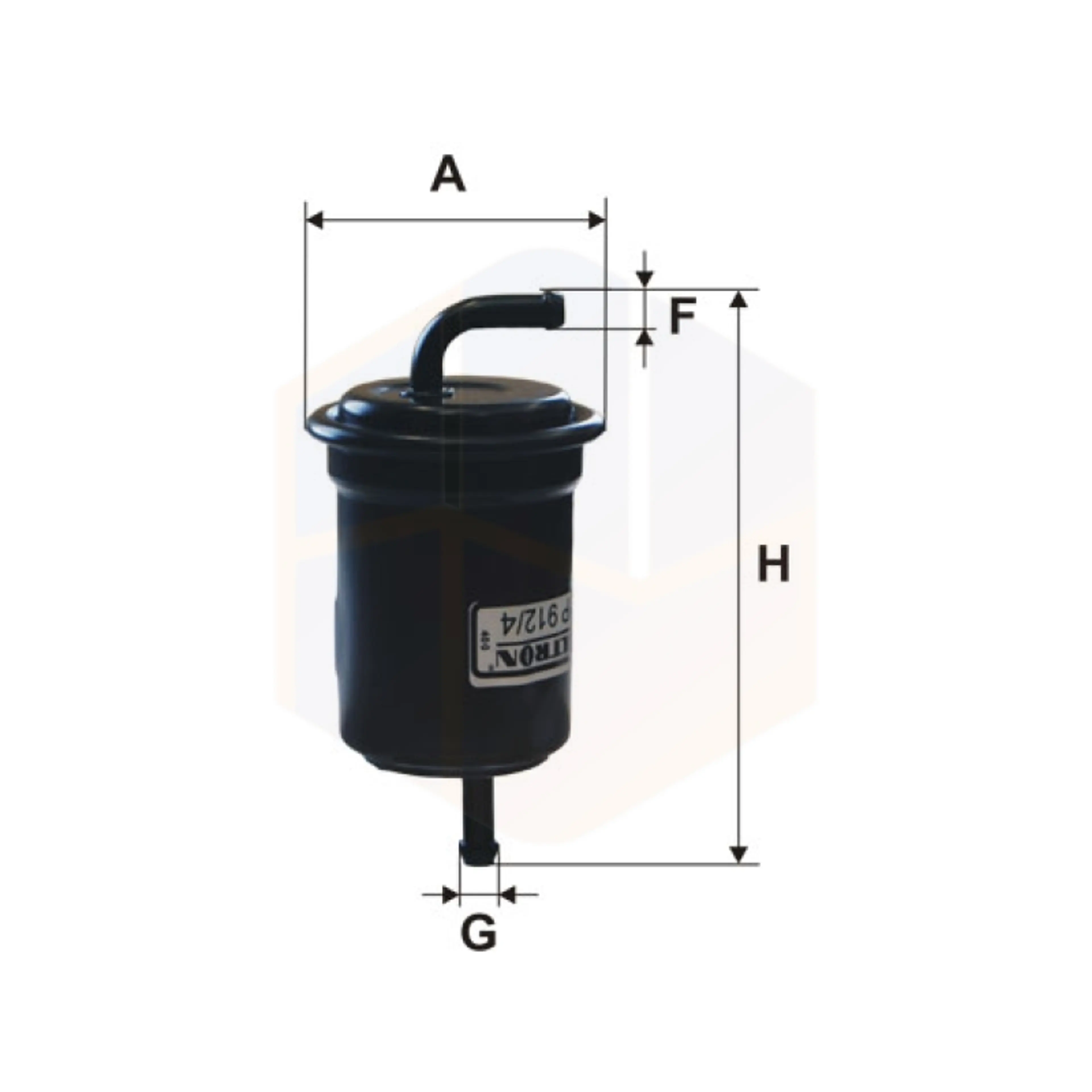 FILTRO COMBUSTIBLE PP 912/4