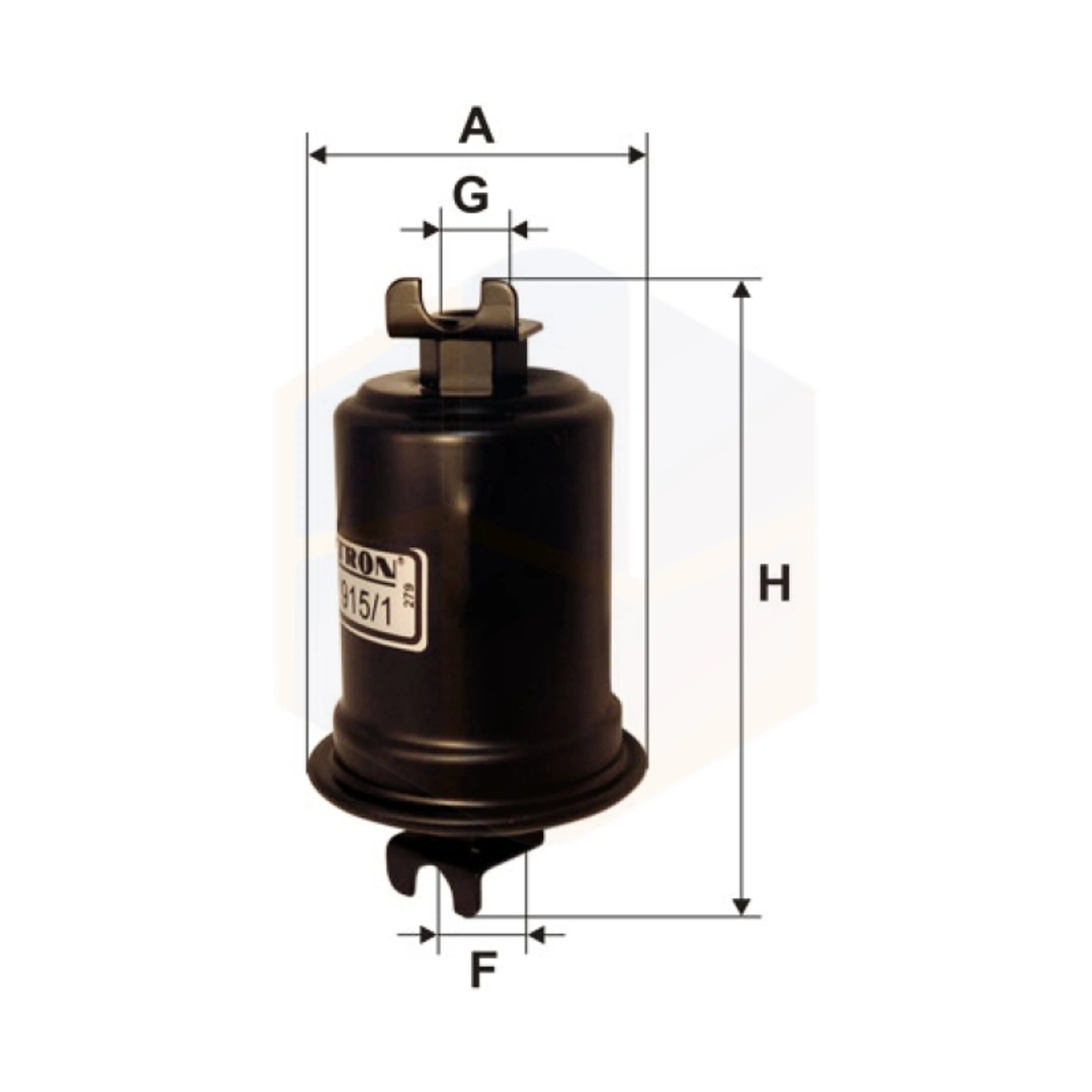 FILTRO COMBUSTIBLE PP 915/1