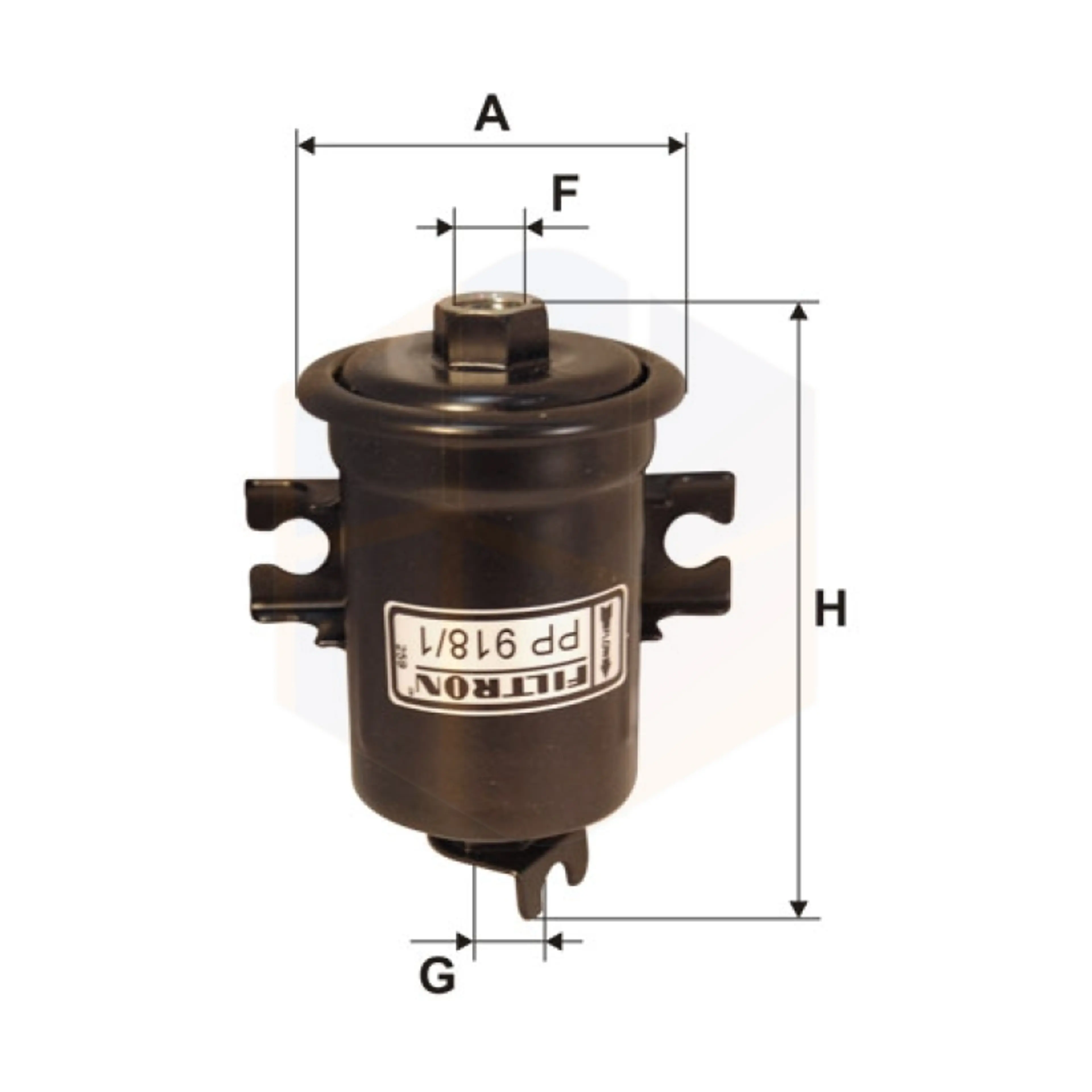 FILTRO COMBUSTIBLE PP 918/1