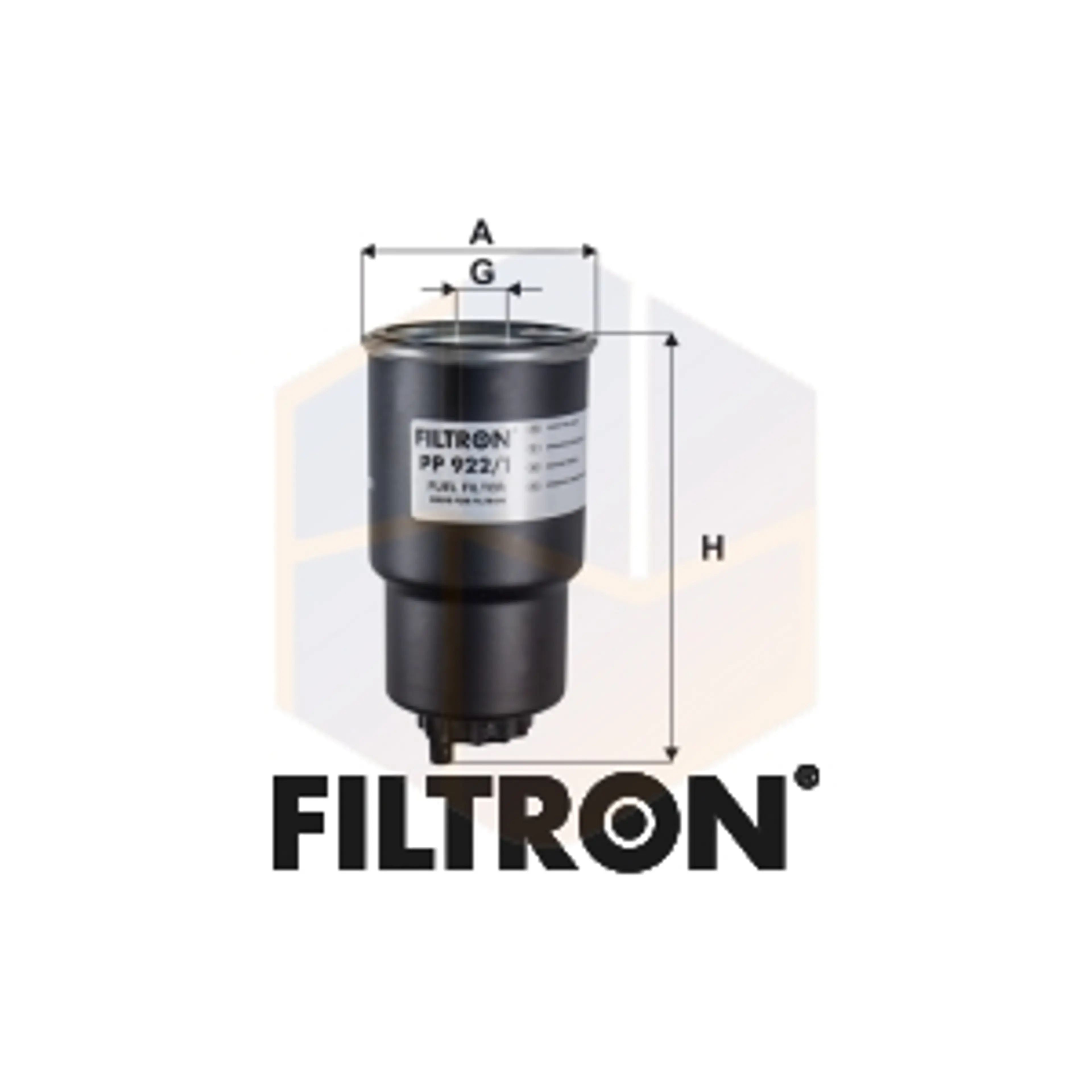 FILTRO COMBUSTIBLE PP 922/1