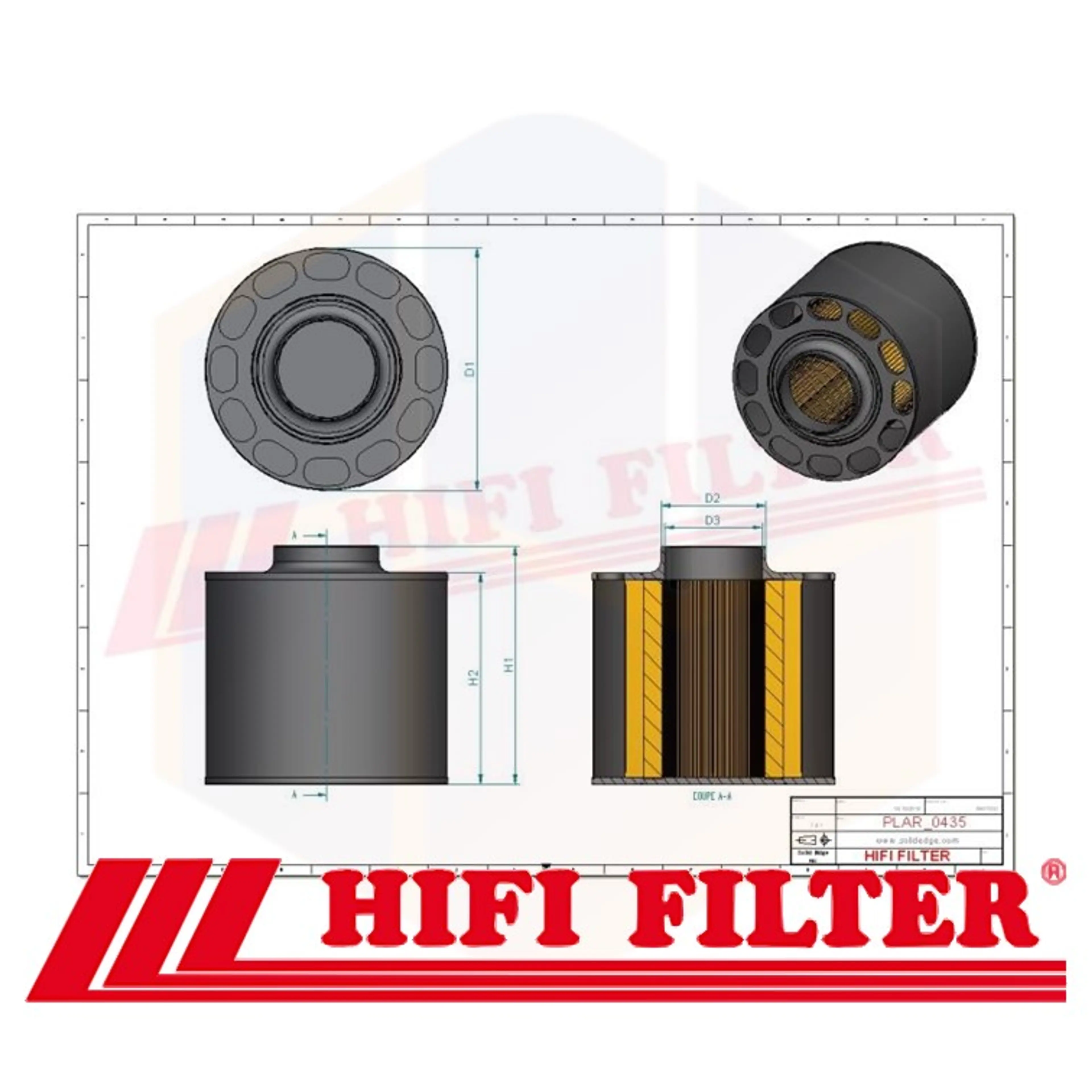 FILTRO AIRE SAC 065003 HI-FI