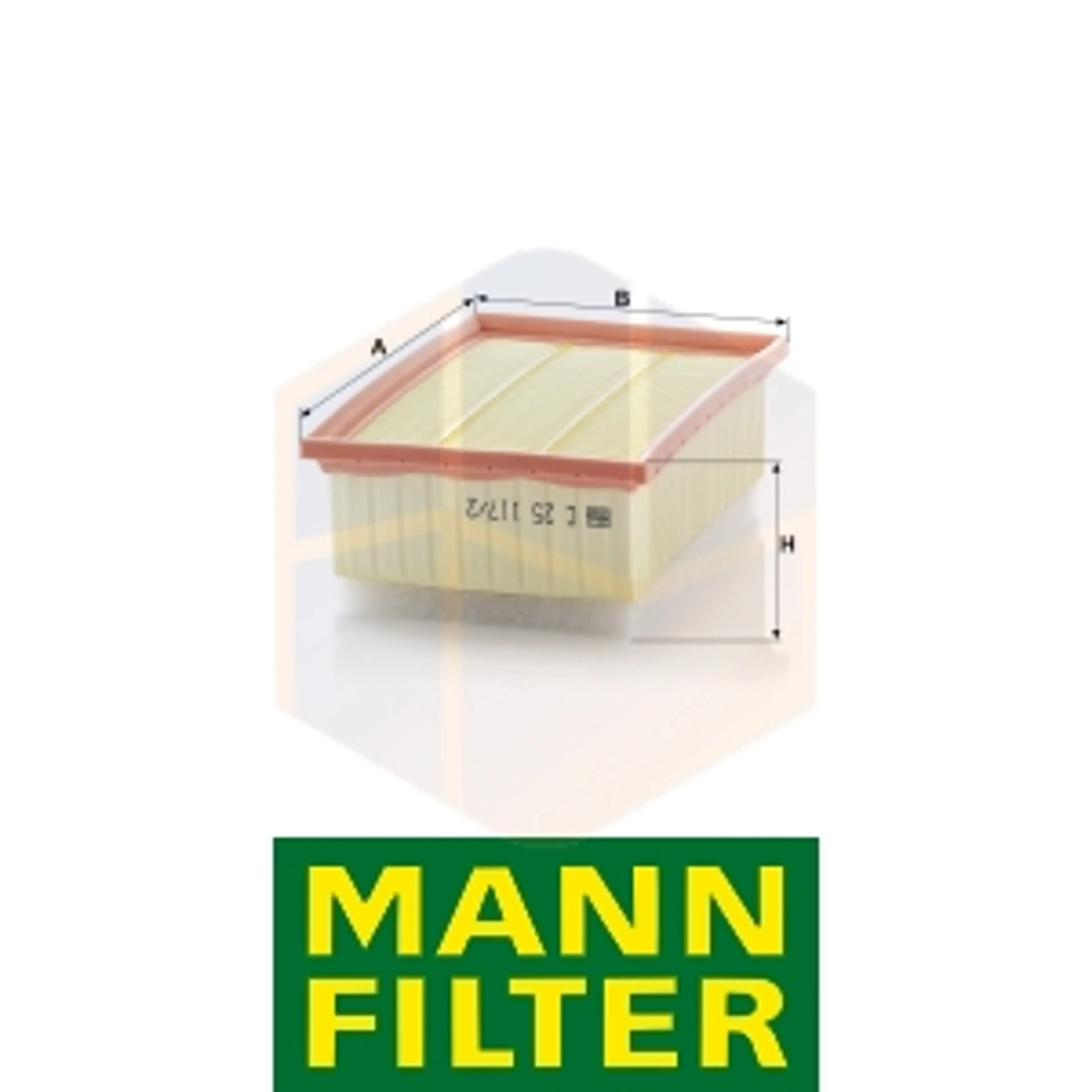 FILTRO AIRE C 25 117/2 MANN