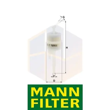 FILTRO VENTILACIÓN C 5001 MANN