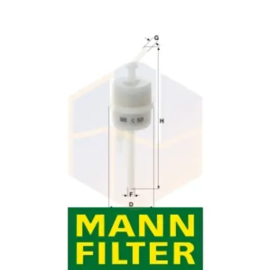 FILTRO VENTILACIÓN C 52/1 MANN