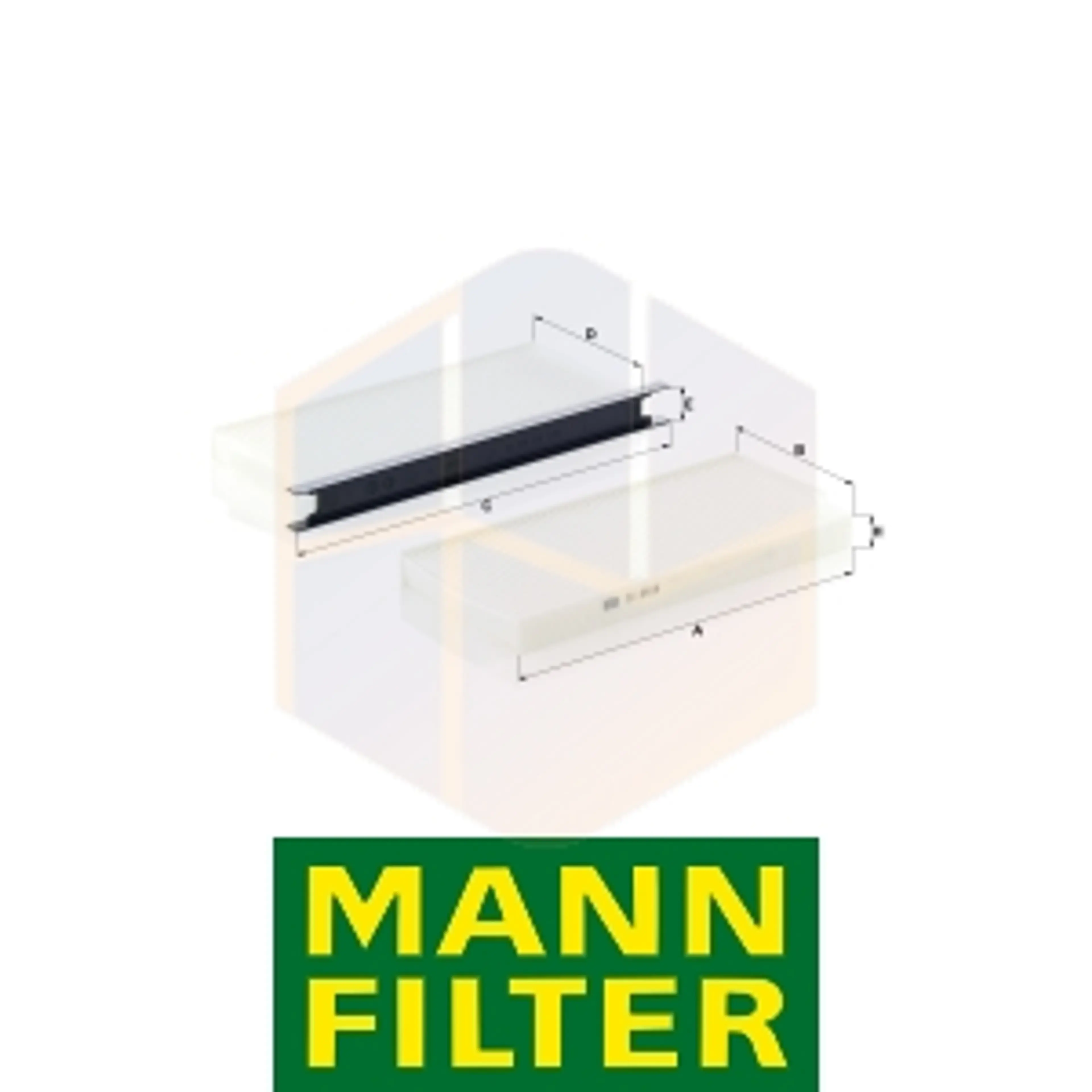 FILTRO HABITÁCULO CU 2418-2 MANN