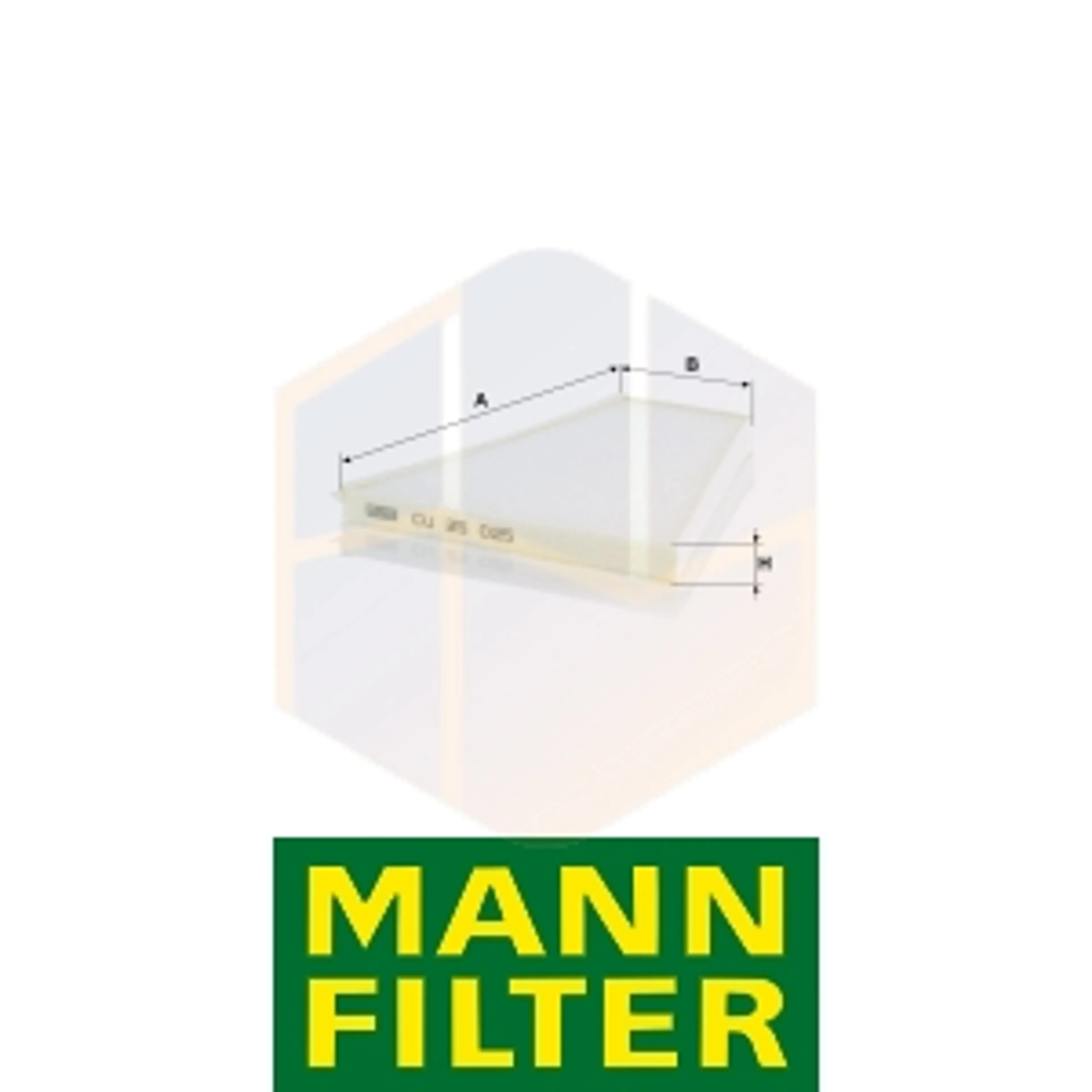 FILTRO HABITÁCULO CU 25 025 MANN