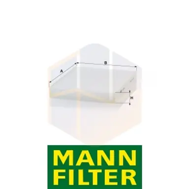 FILTRO HABITÁCULO CU 26 001 MANN