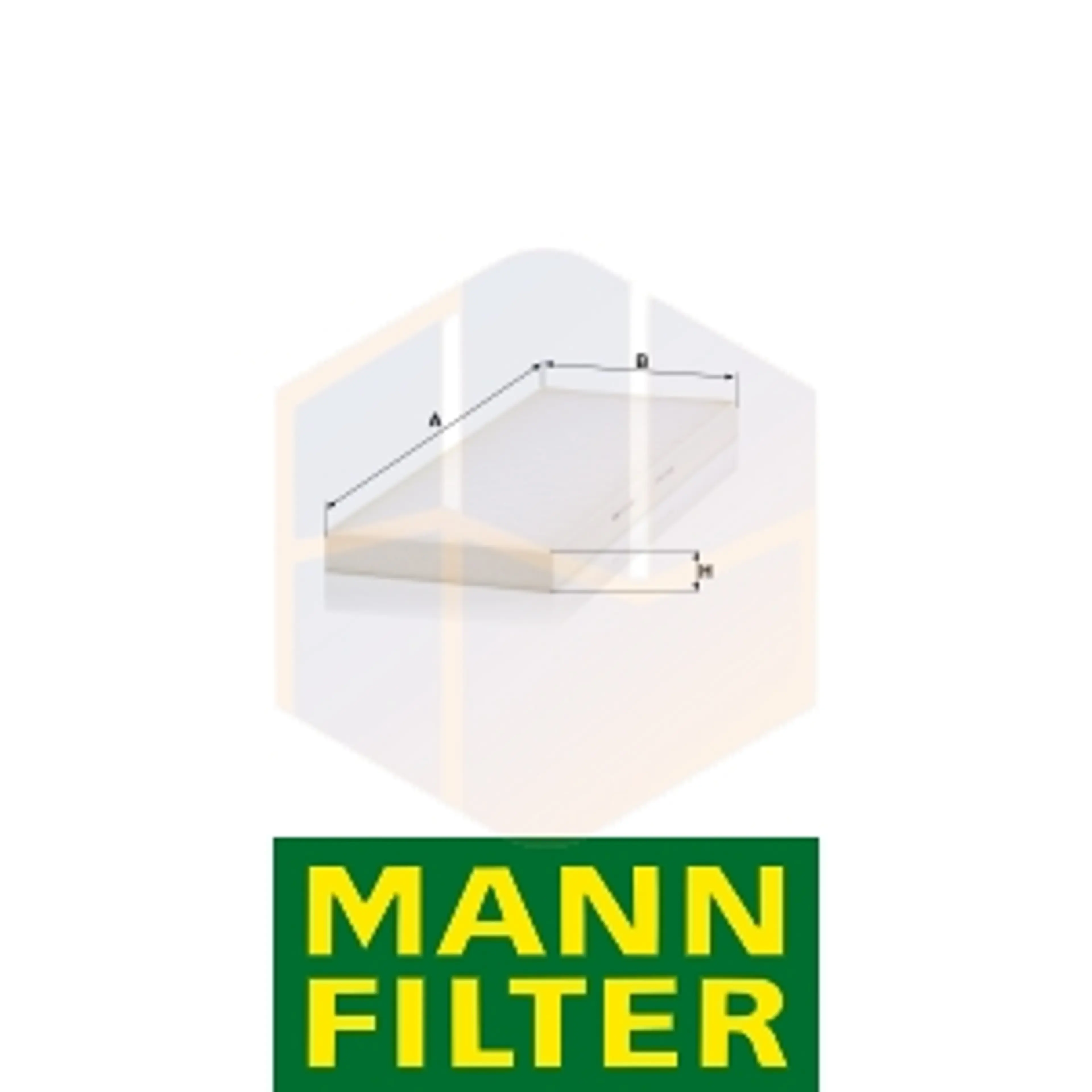 FILTRO HABITÁCULO CU 50 001 MANN