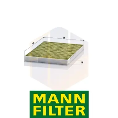 FILTRO HABITÁCULO FP 2620 MANN