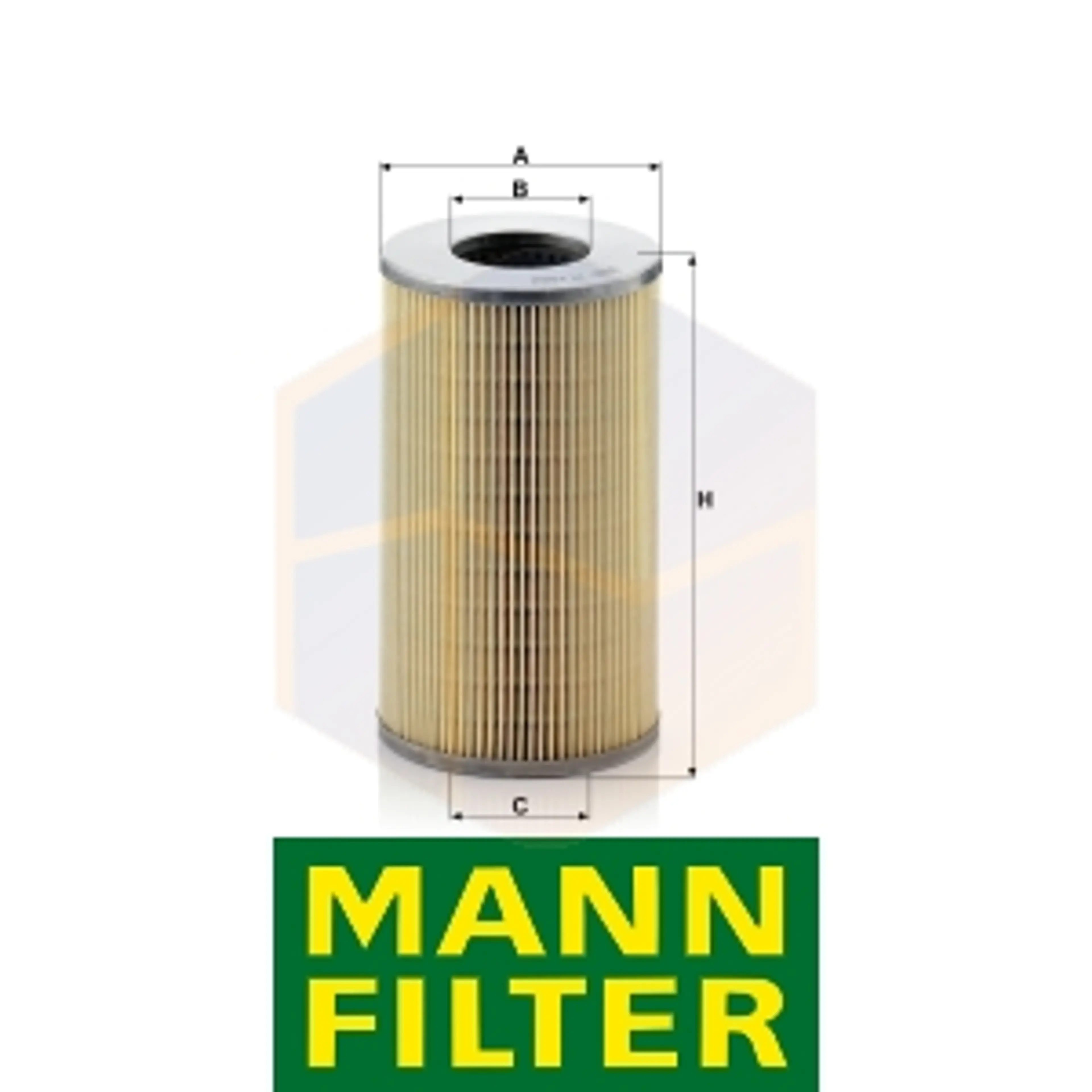 FILTRO ACEITE H 1282 X MANN